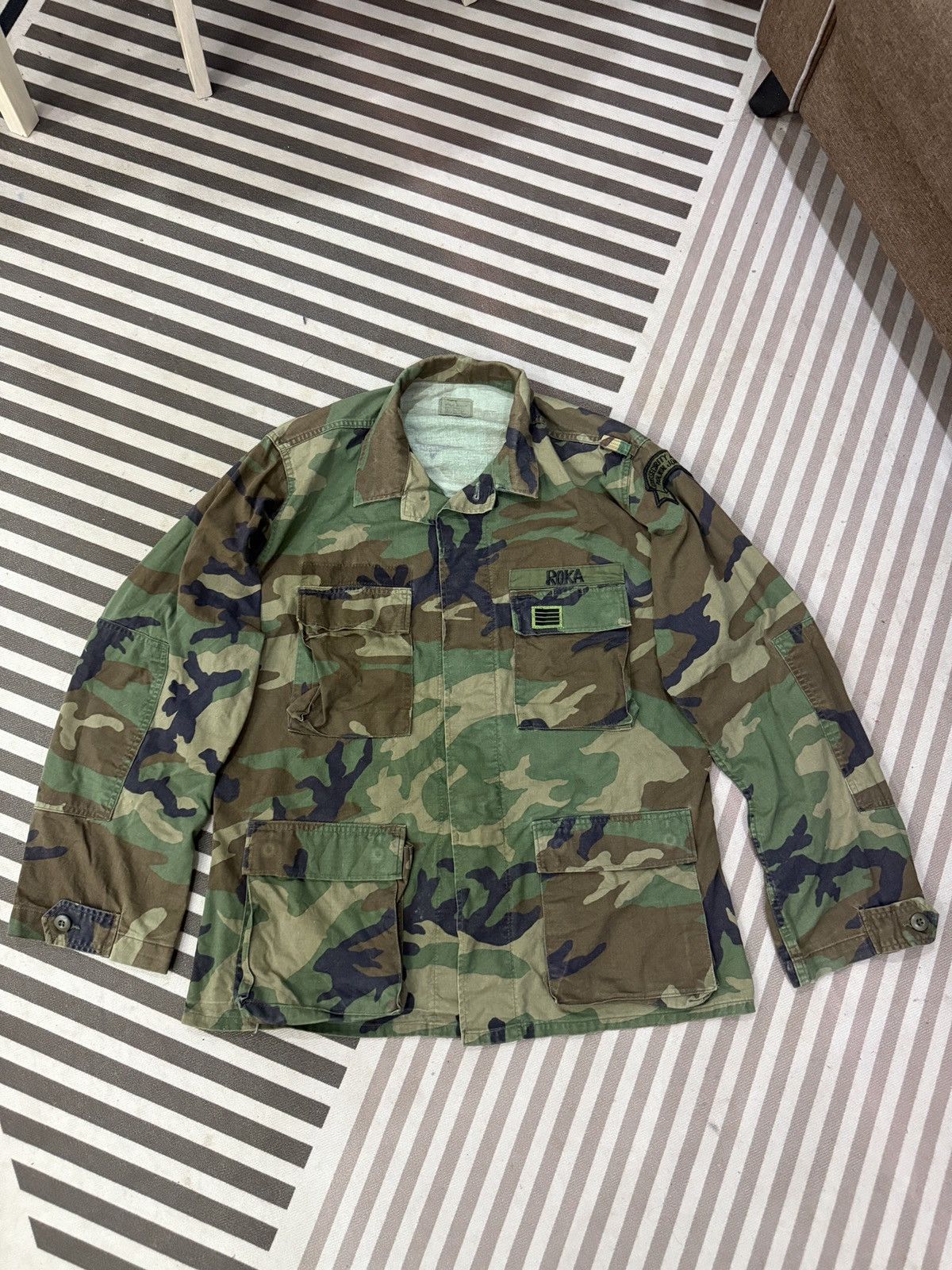 Vintage 🔥🔥🔥ARCHIVE VTG US ARMY CAMO SHIRTS JACKET Size US M / EU 48-50 / 2 - 1 Thumbnail