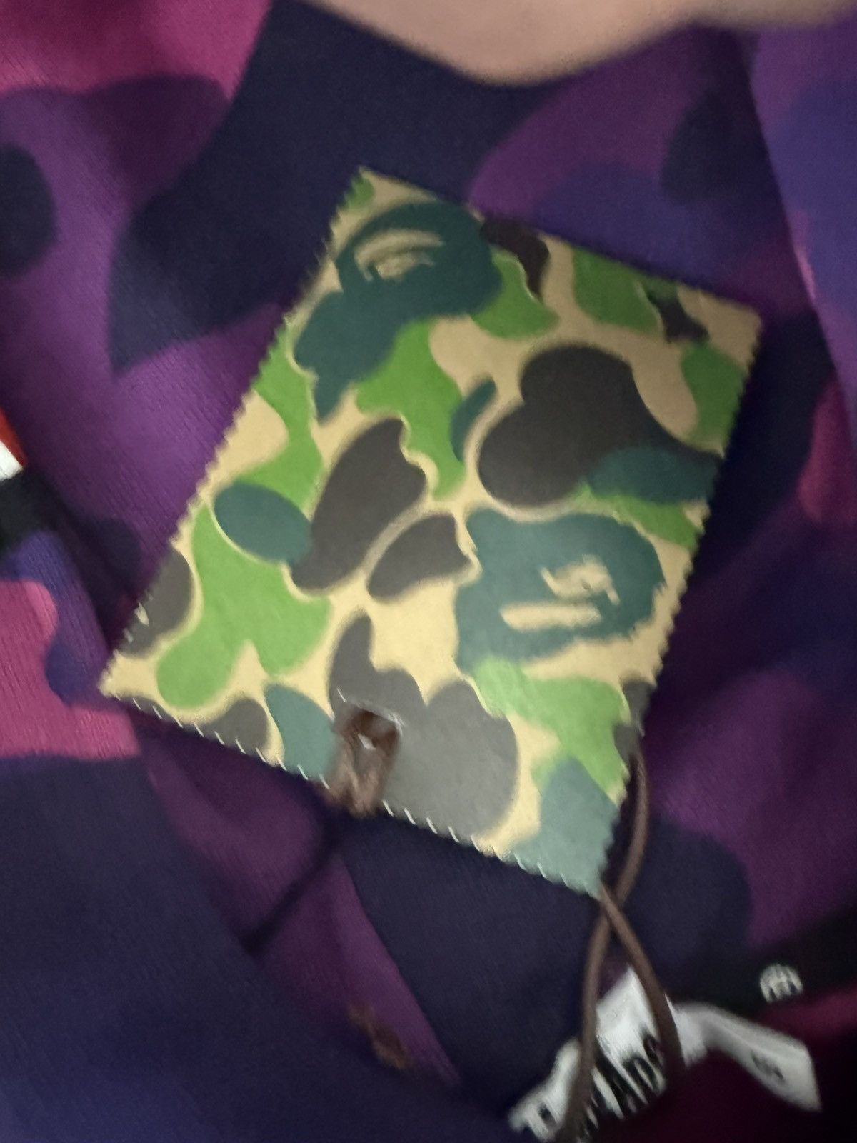 Bape Bape Purple Camo Shark Pull Over Size US S / EU 44-46 / 1 - 9 Thumbnail
