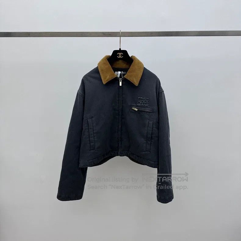 Miu Miu Miu Miu 38 Cotton padded denim jacket Size M / US 6-8 / IT 42-44 - 2 Thumbnail