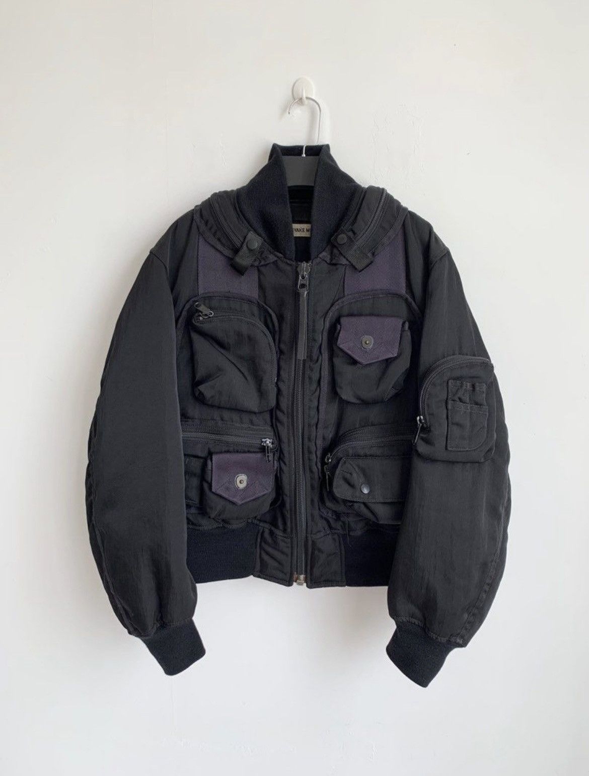 Issey Miyake VTG AW96 issey miyake cargo parachute bomber jacket Size US M / EU 48-50 / 2 - 2 Thumbnail