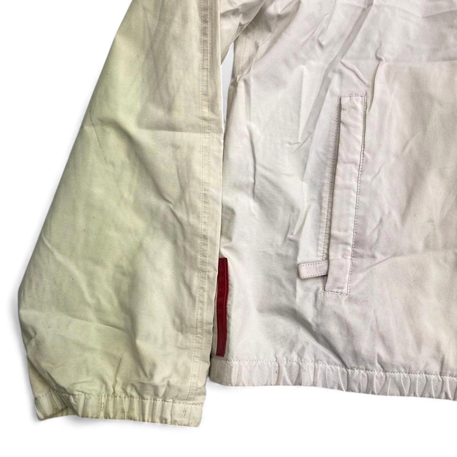 Prada Prada - Mens White Polyester Jacket Size 52 Size US L / EU 52-54 / 3 - 5 Thumbnail