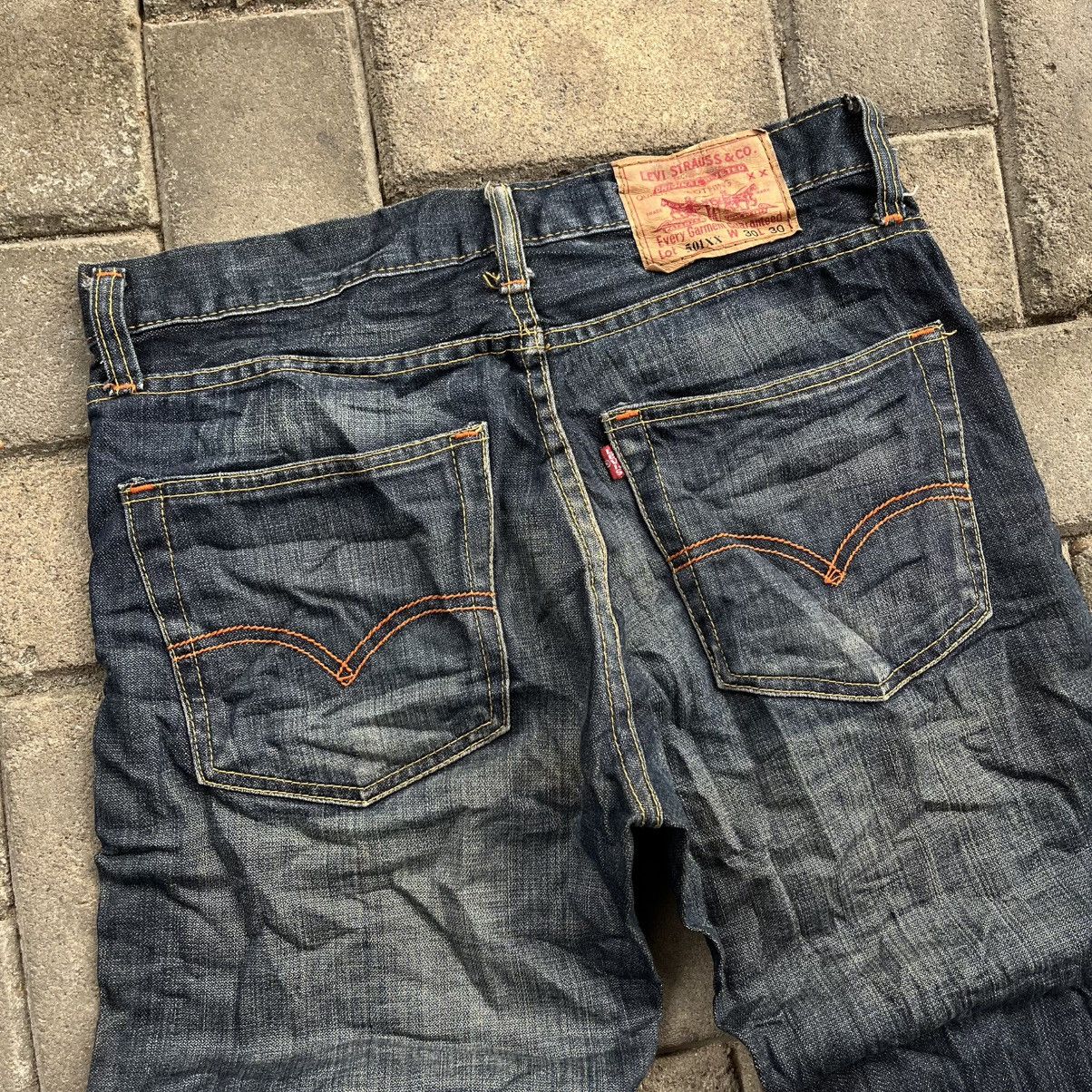 Levi's 90s Vintage Raw Denim Seldvedge Levi’s 501 Made In USA Size US 30 / EU 46 - 15 Thumbnail