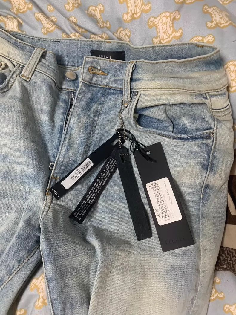 Amiri Amiri Light-colored washed jeans 2501-Nextarrow Size US 31 - 2 Thumbnail