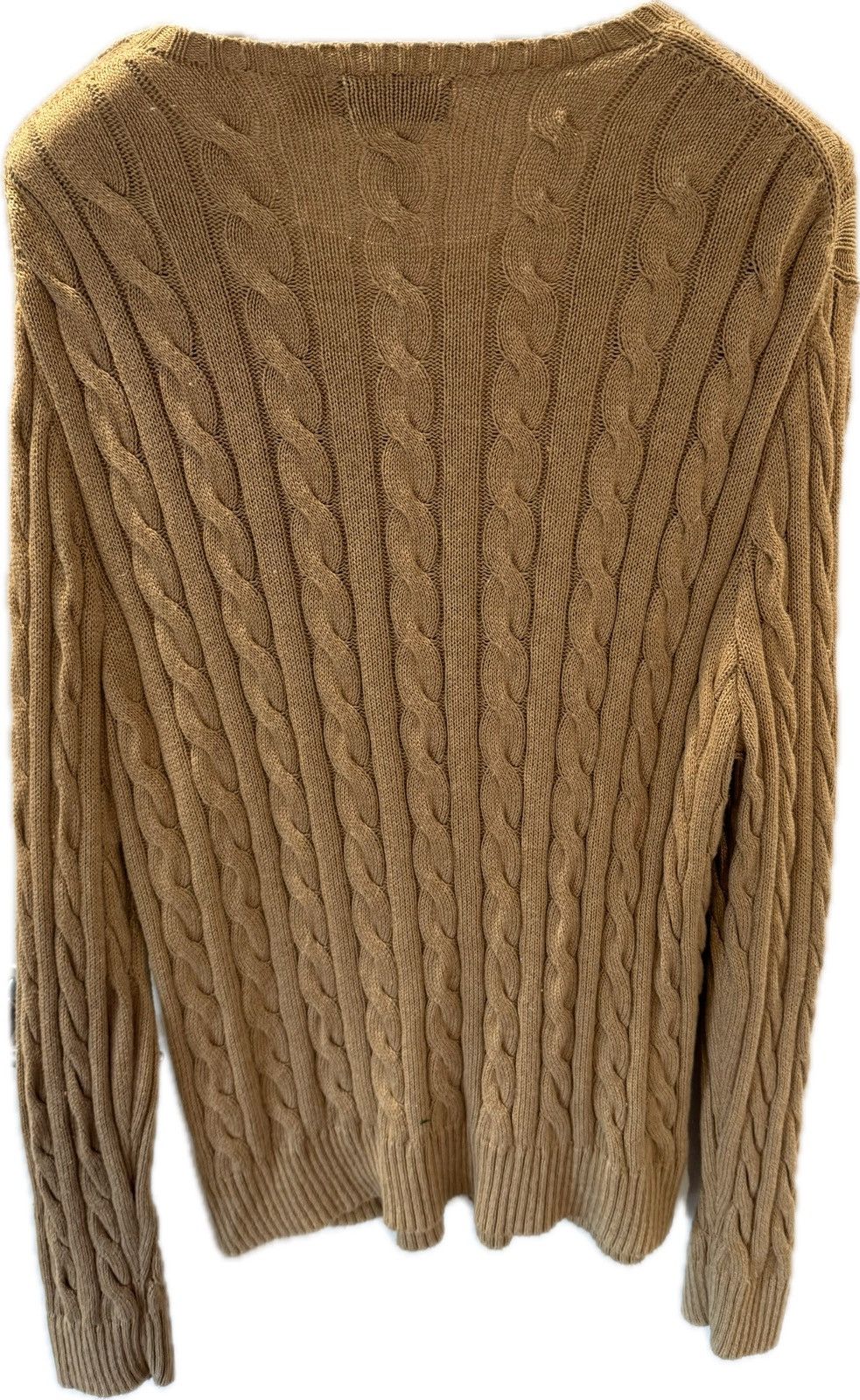 Ralph Lauren Ralph Lauren Cable Knit Sweater Camel Size XL Size US XL / EU 56 / 4 - 4 Thumbnail