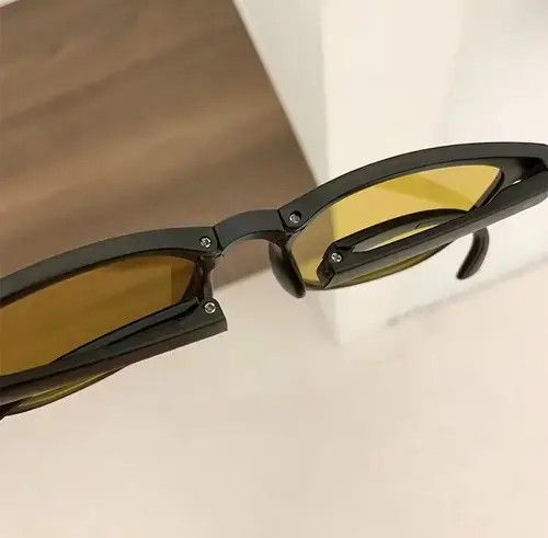 Electric Visual × Vintage Retro foldable punk sunglasses Size ONE SIZE - 4 Thumbnail