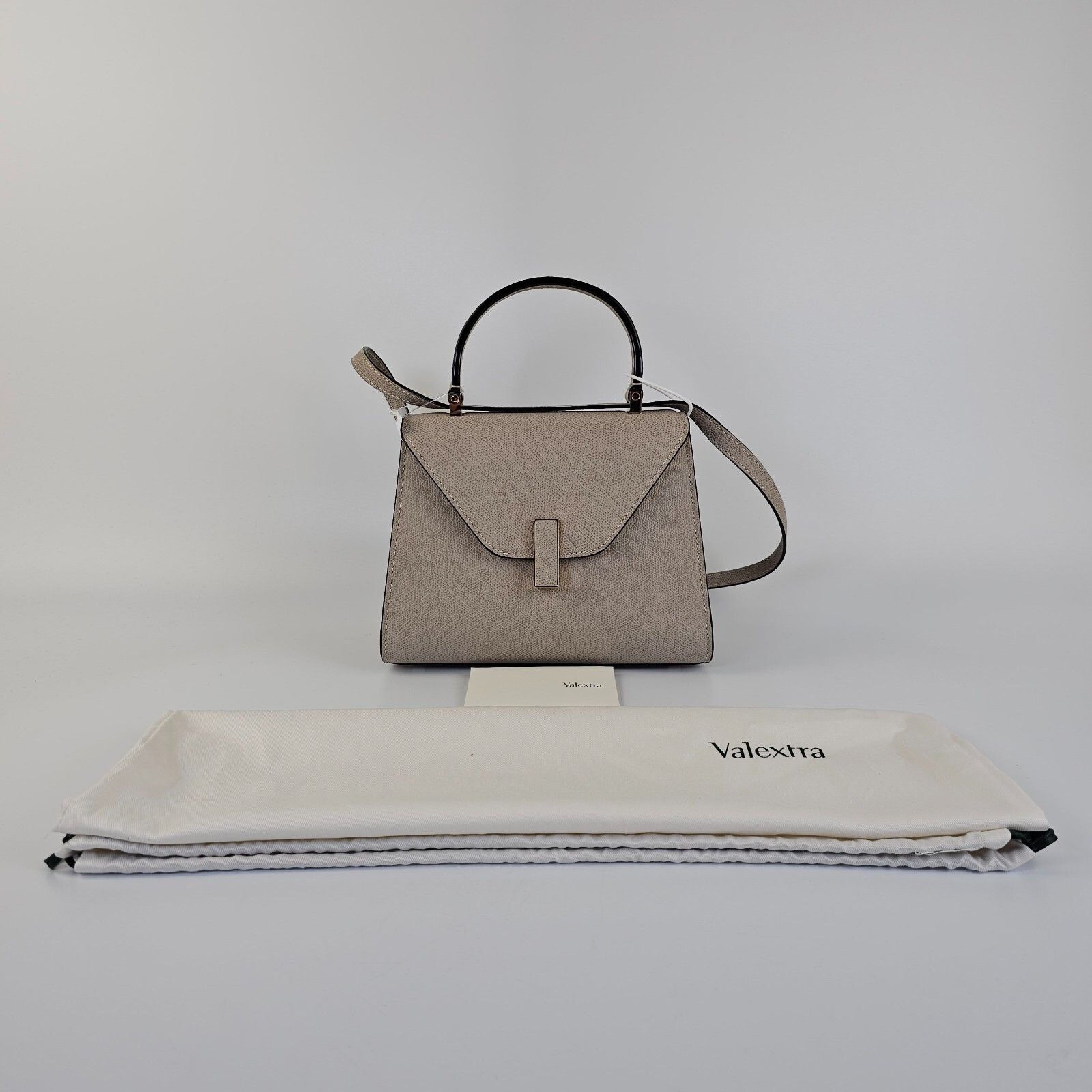 Valextra VALEXTRA Iside Mini Nude Leather Top Handle Bag New Size ONE SIZE - 2 Thumbnail