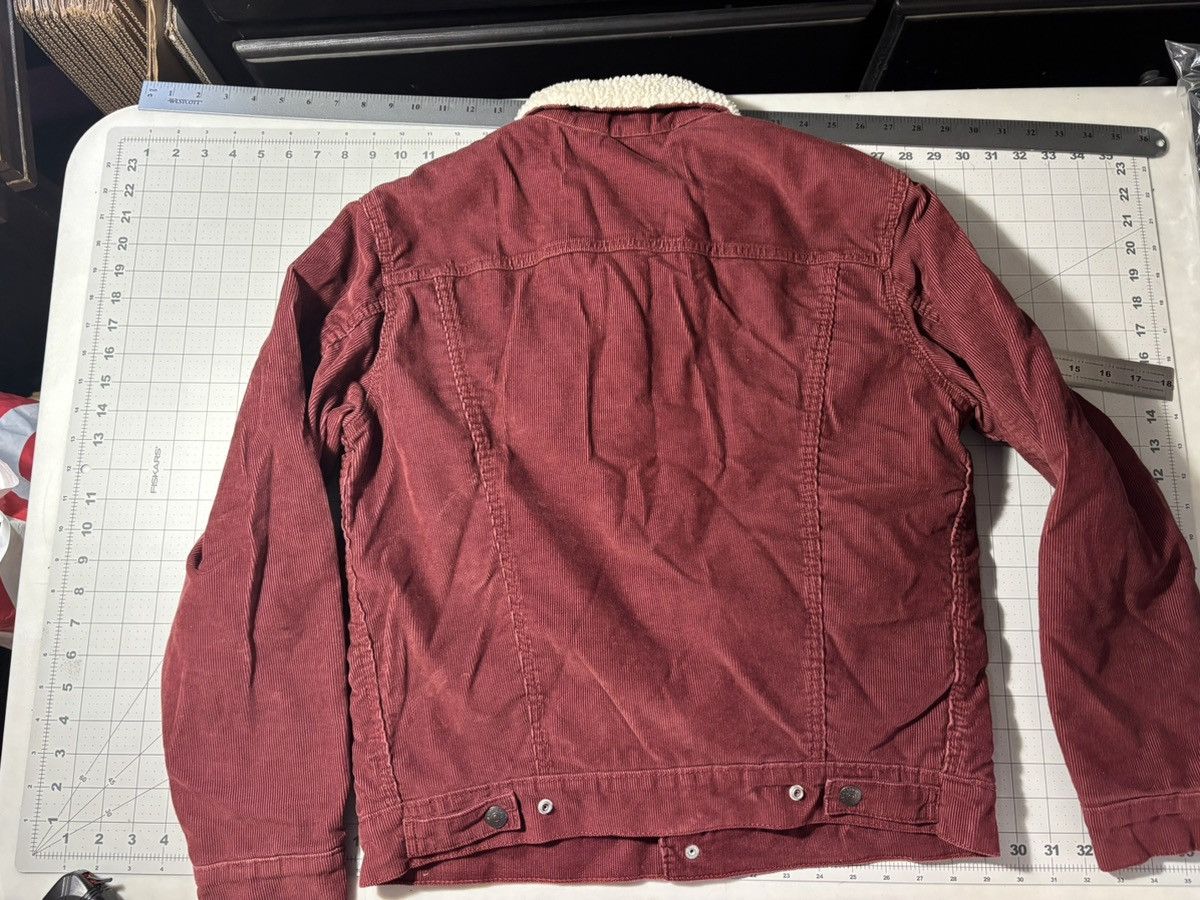 Levi's Sherpa Lined Corduroy Trucker Jacket Size US S / EU 44-46 / 1 - 5 Thumbnail