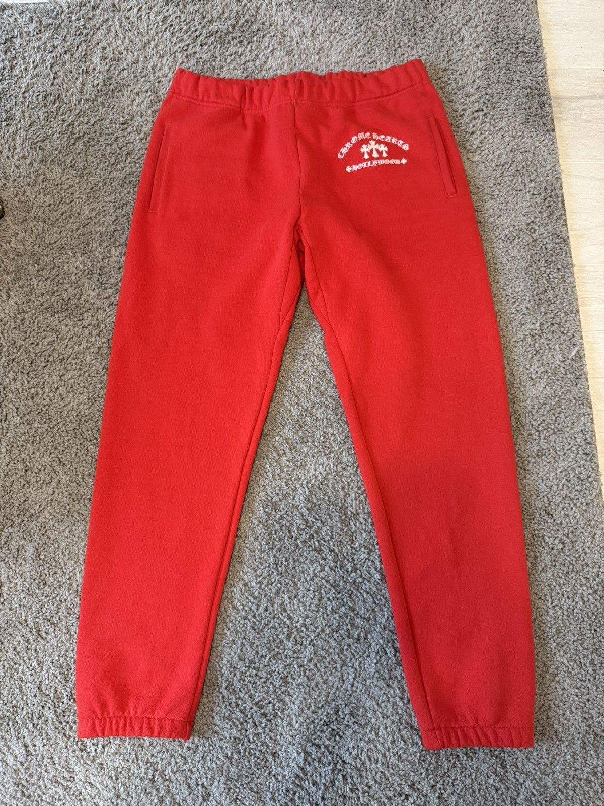 Chrome Hearts Chrome Hearts embroidered triple cross sweatpants Size US 36 / EU 52 - 1 Thumbnail