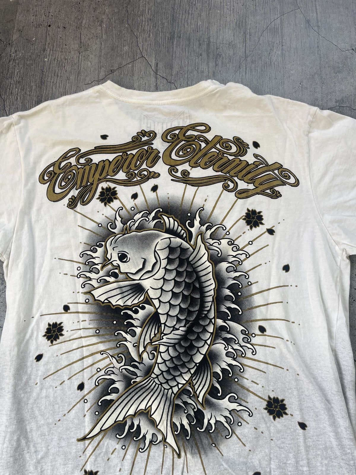 Affliction × Vintage Y2K Affliction Style Rhinestone Emperor Eternity Tee Size US L / EU 52-54 / 3 - 7 Thumbnail