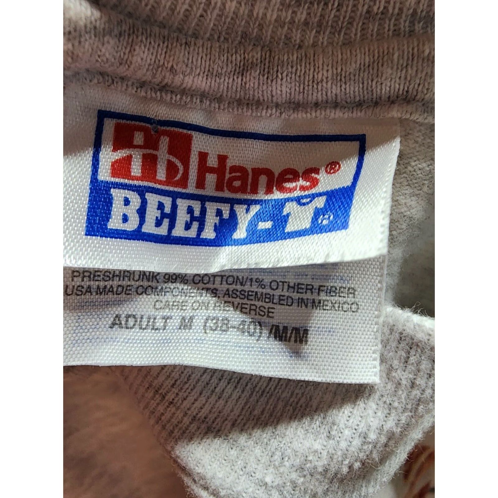 Hanes VINTAGE 90s Hanes Mens Gray Short Sleeve Pocket T Shirt Saddle Tramps Motorcycle Shop Leesburg FL Cotton M Size US M / EU 48-50 / 2 - 5 Thumbnail