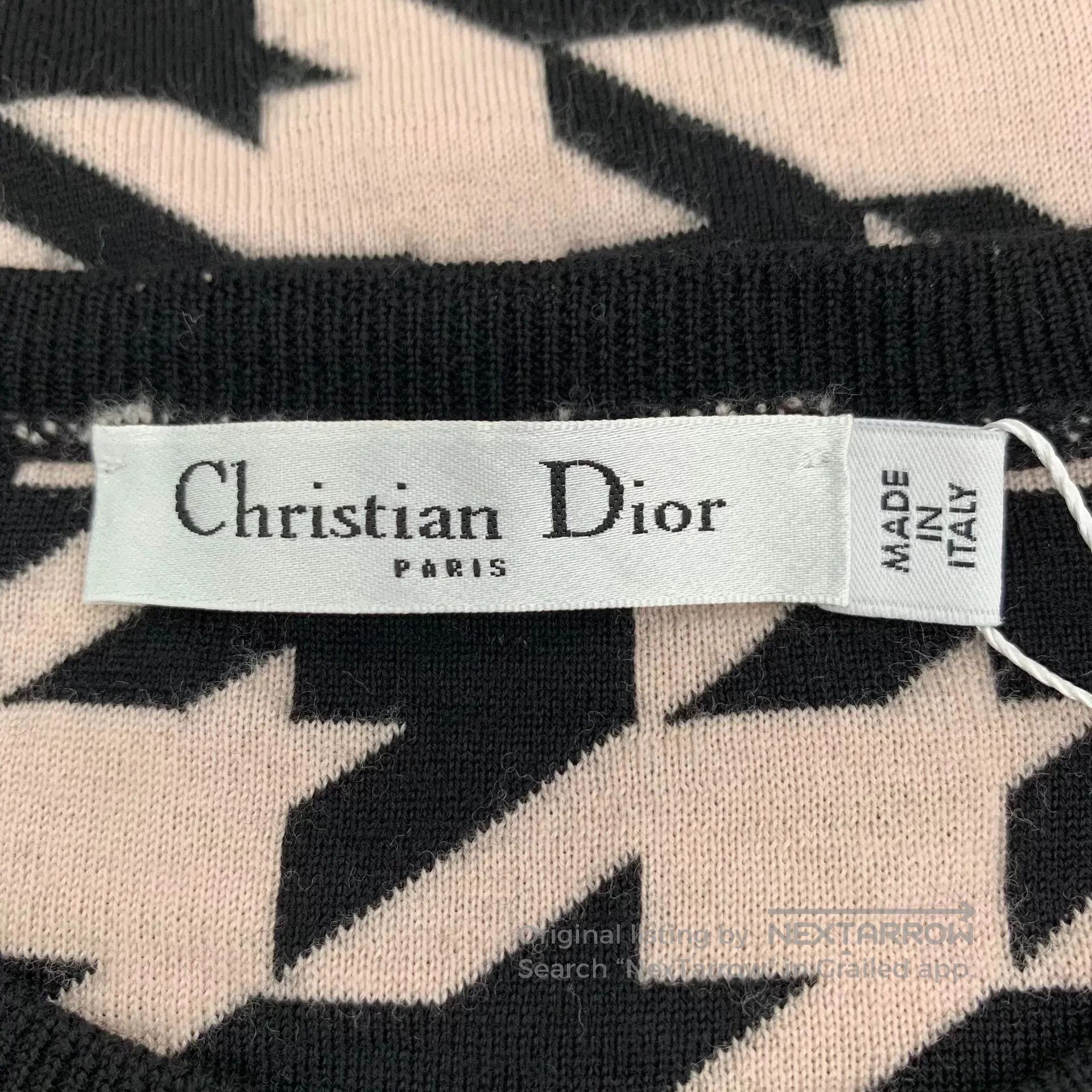 Dior Christian Dior Houndstooth Cotton T-shirt. Size US M / EU 48-50 / 2 - 5 Thumbnail