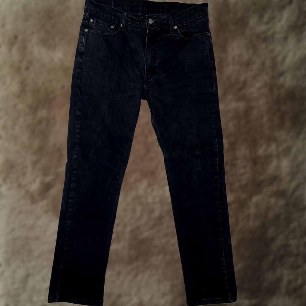Levi's Levi's 511 Jeans Slim Tapered Regular 36x32 Black Denim Stretch 5-Pocket Mens Jeans Brand Levi's 500 Series Size US 36 / EU 52 - 1 Thumbnail