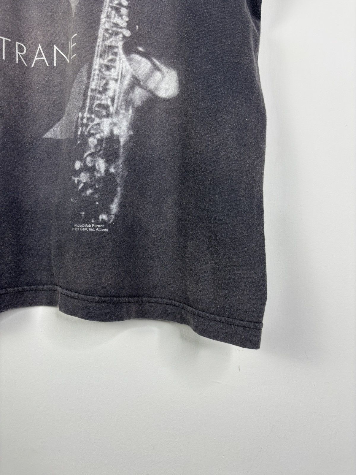 Band Tees Vintage thrashed Faded 1991 copyright John contrane jazz Size US M / EU 48-50 / 2 - 3 Thumbnail