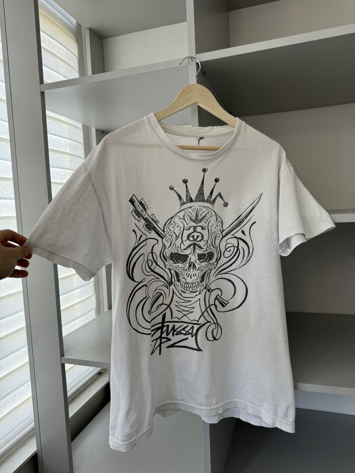 Stussy × Vintage Stussy Vintage 90s Retro Skull Logo Tee Size US M / EU 48-50 / 2 - 11 Thumbnail