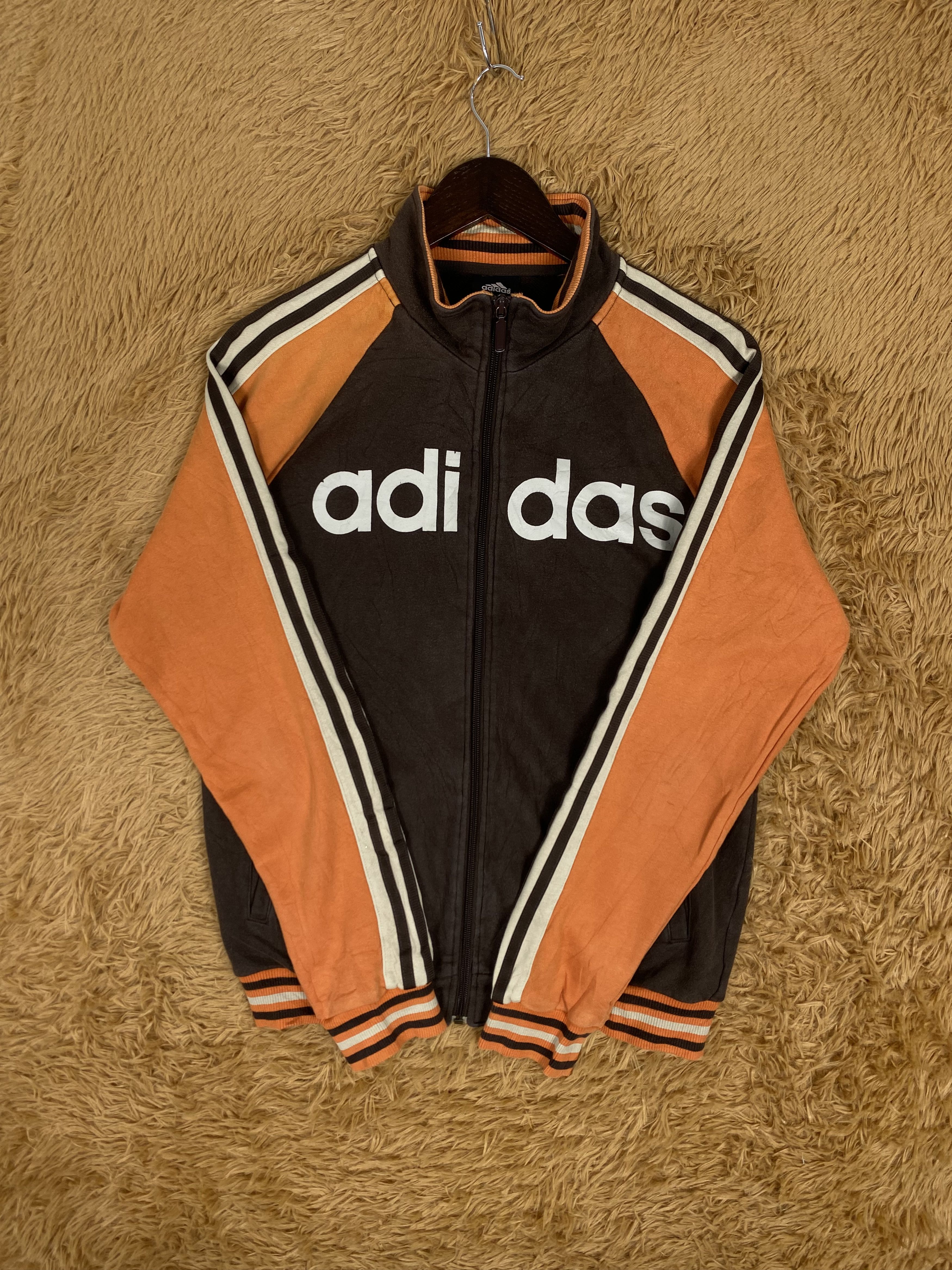 Adidas Vintage Adidas Three Stripe Big logo Sweater PS0109 Size US L / EU 52-54 / 3 - 3 Thumbnail