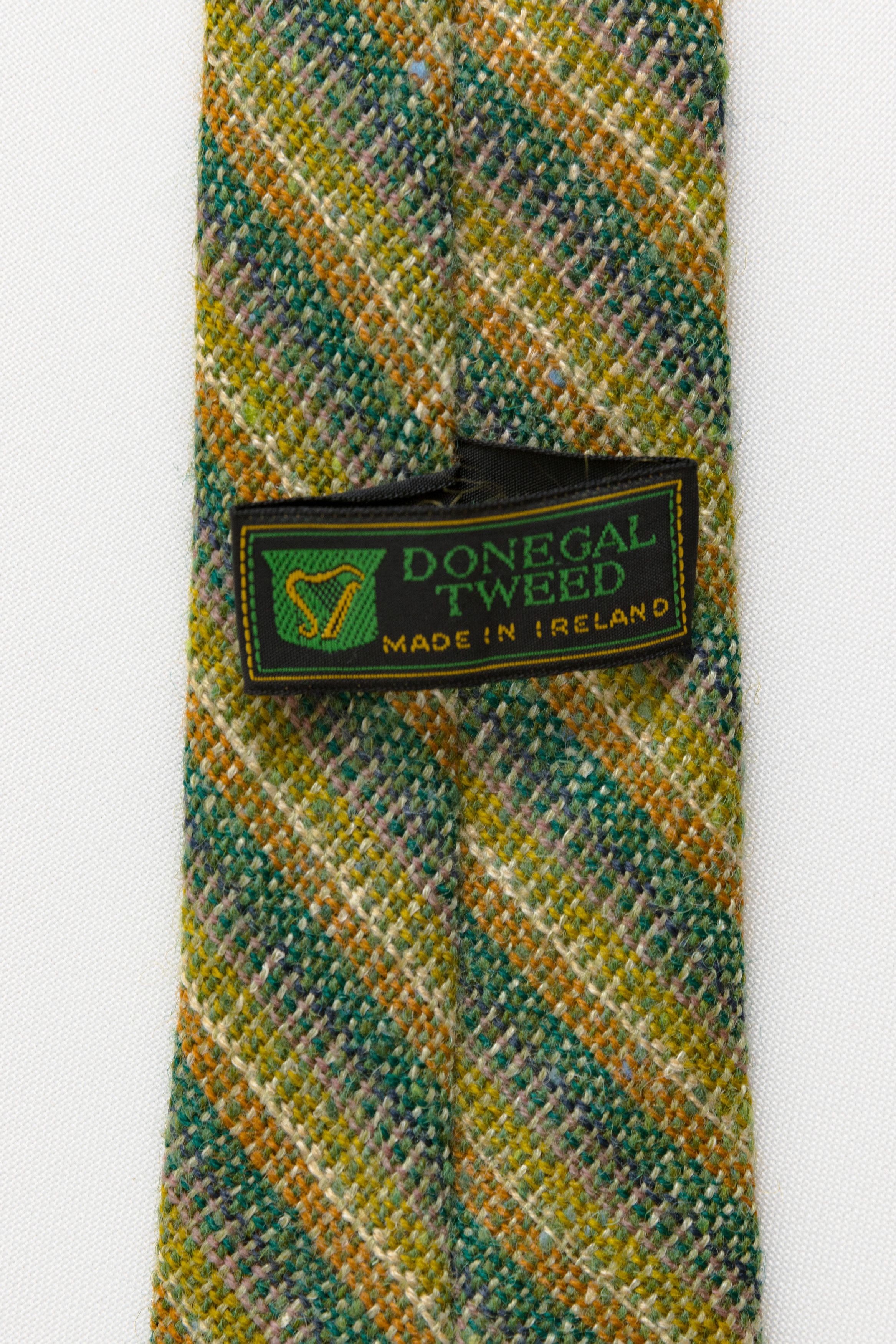 Donegal Tweed vintage Donegal Tweed Wool Tie abstract necktie 022 Size ONE SIZE - 6 Thumbnail