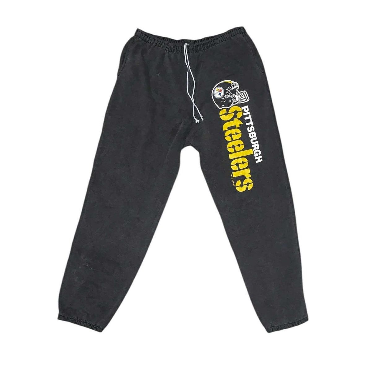 Hummel VINTAGE 90s Hummel Pittsburgh Steelers Football Sweatpant XL Size US 42 / EU 58 - 3 Thumbnail