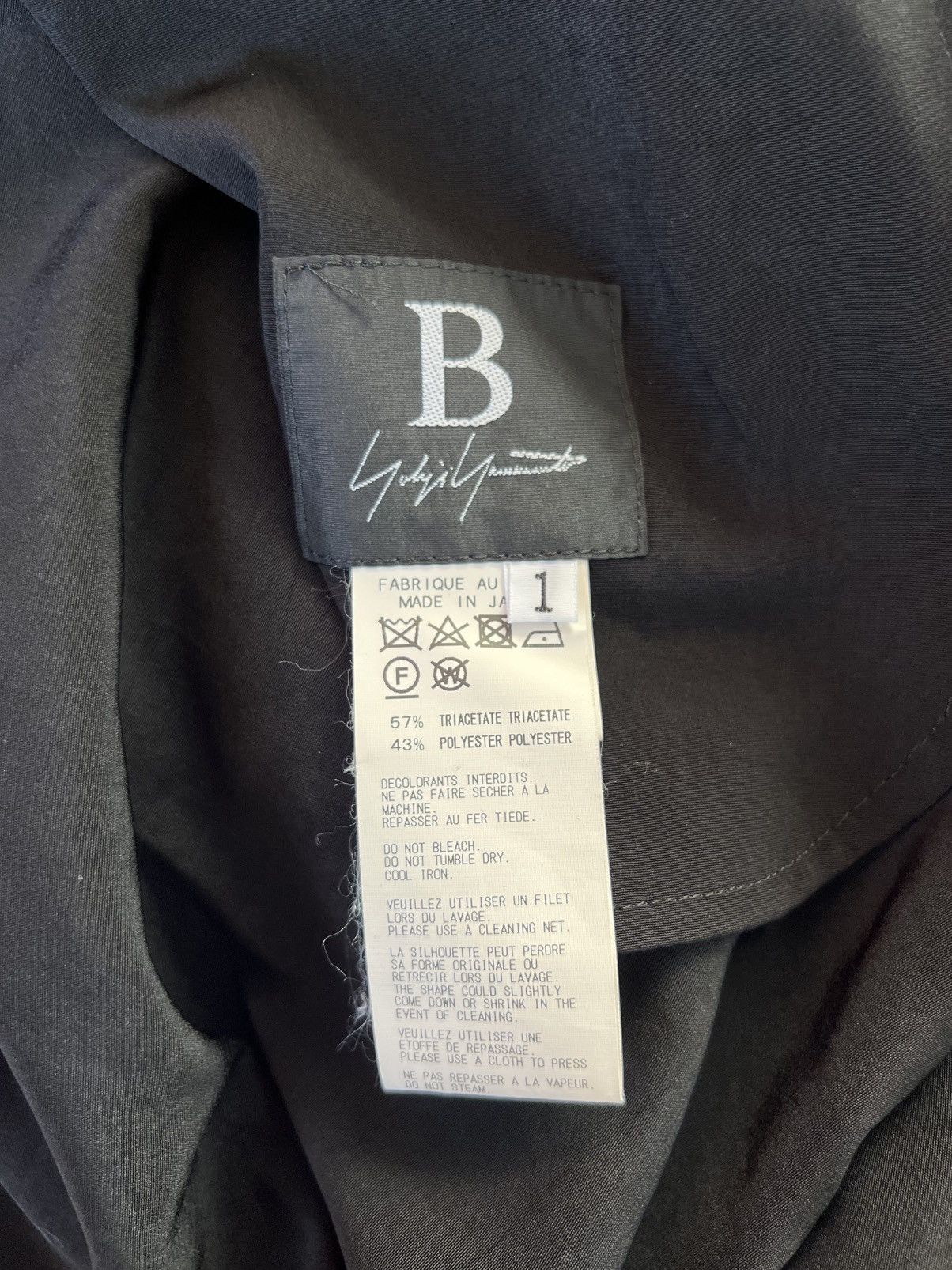Yohji Yamamoto B Yohji Yamamoto - SANKAKU SARROUEL Skirt Wide Pants Size US 30 / EU 46 - 12 Thumbnail