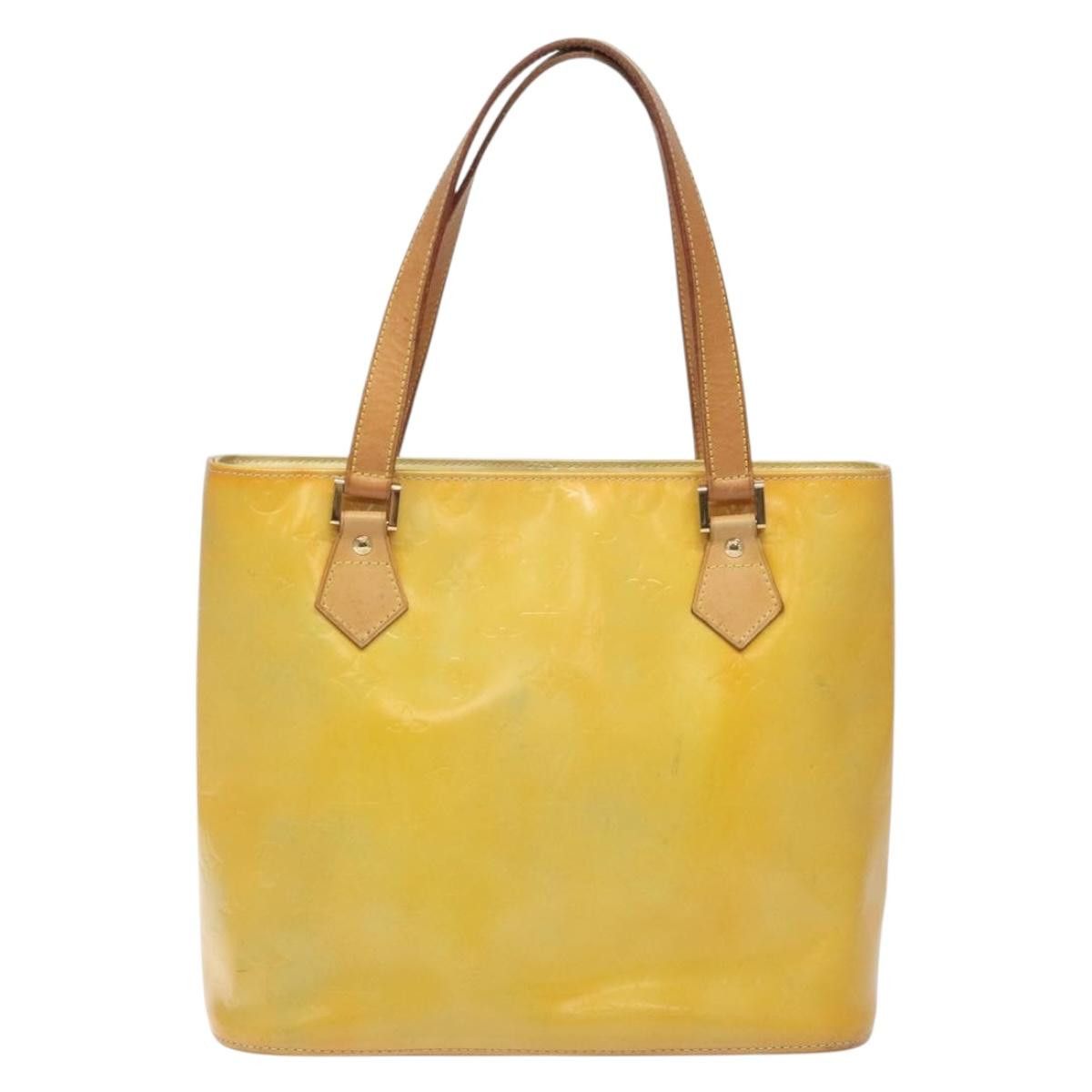 Louis Vuitton LOUIS VUITTON Monogram Vernis Houston Hand Bag Gris M91053 Size ONE SIZE - 2 Thumbnail