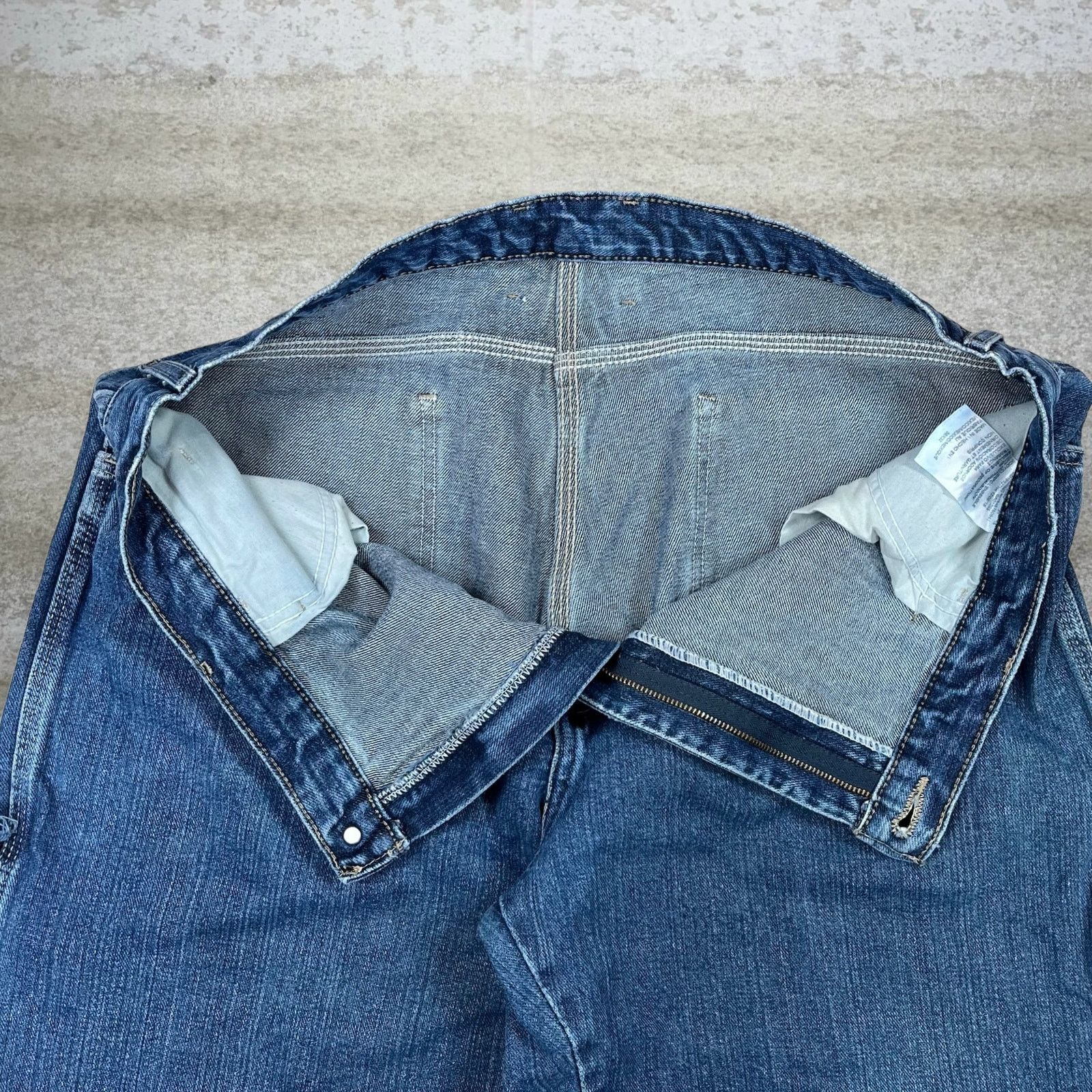 Dickies Vintage 90s Dickies Carpenter Jeans 38x32 Baggy Dark Wash Size US 38 / EU 54 - 4 Thumbnail