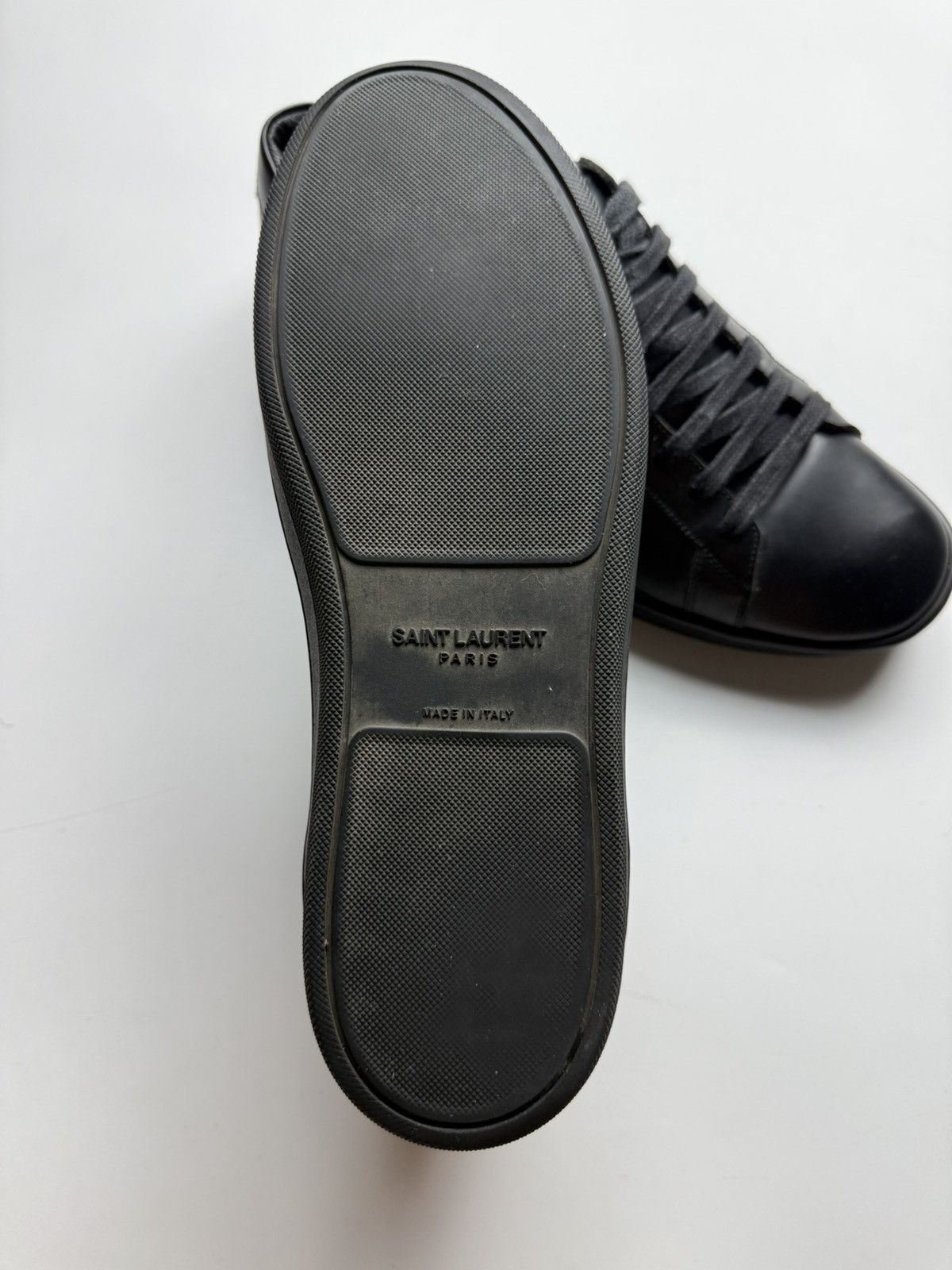 Saint Laurent Paris Saint Laurent Paris SL01 Triple Black Sneakers Size US 10 / EU 43 - 6 Thumbnail