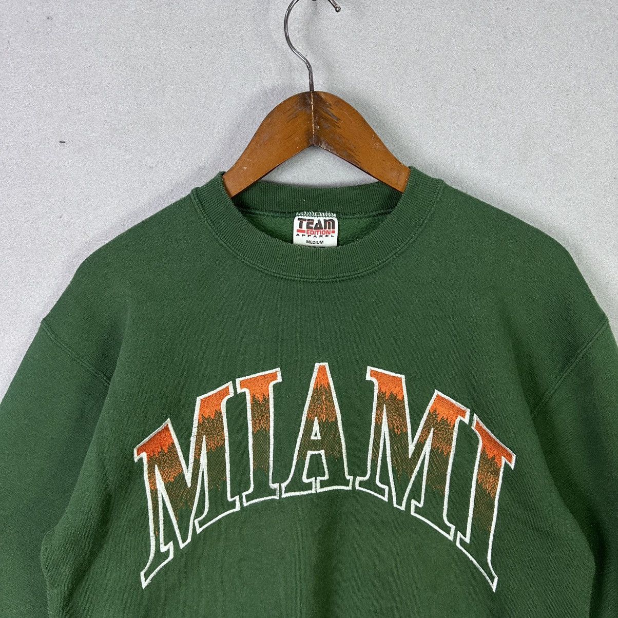 Vintage Vintage Miami Crewneck Sweatshirt 90s Size US M / EU 48-50 / 2 - 2 Thumbnail