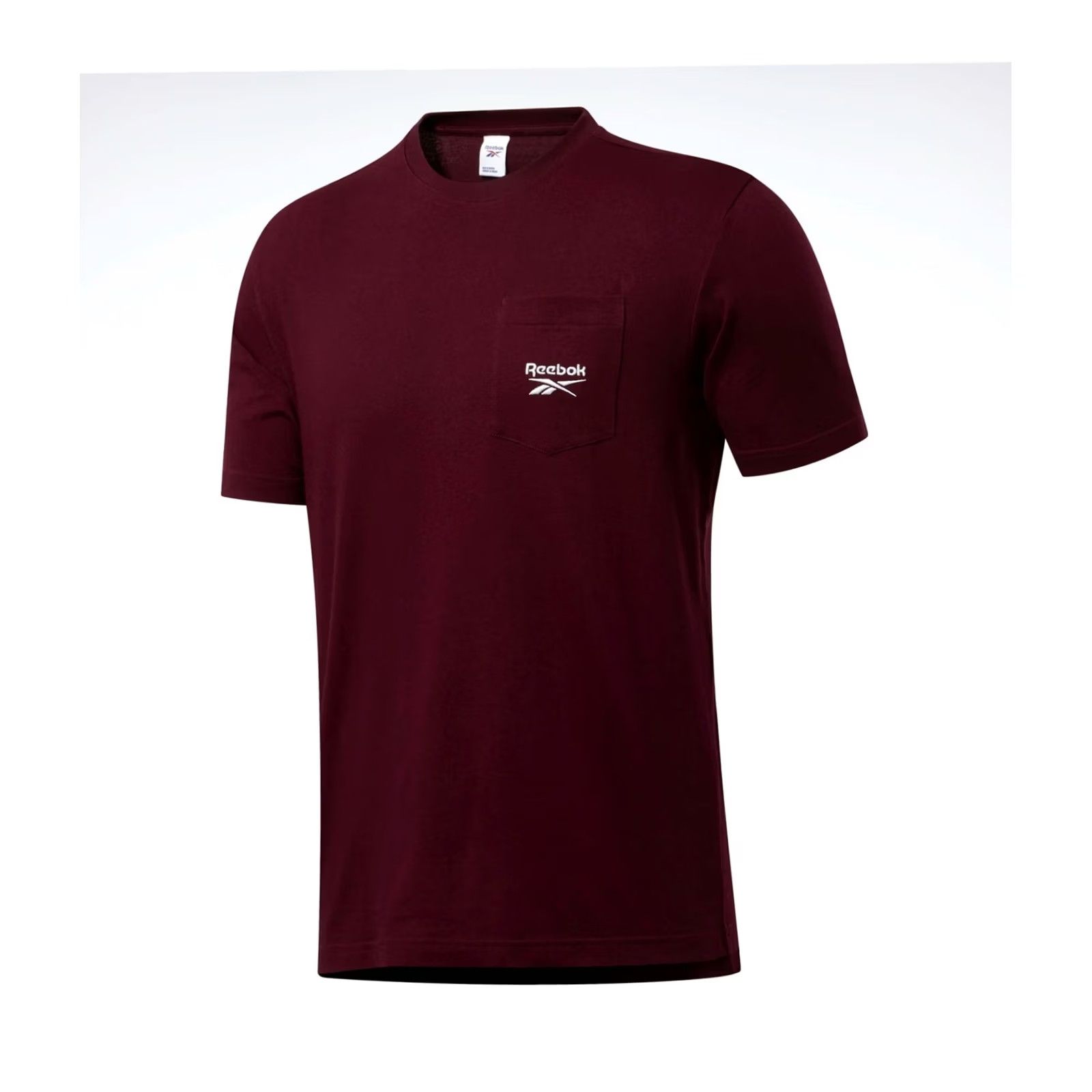 Reebok Reebok Mens Logo Pocket Graphic T-Shirt, maroon, M Size US M / EU 48-50 / 2 - 5 Thumbnail