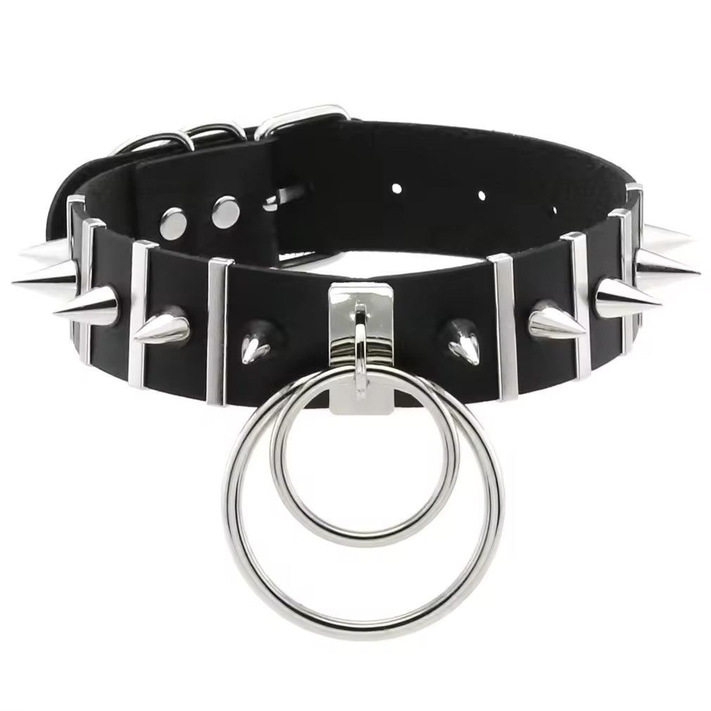 Japanese Brand × Jewelry Spikes Choker Collar Punk Necklace Size ONE SIZE - 2 Thumbnail