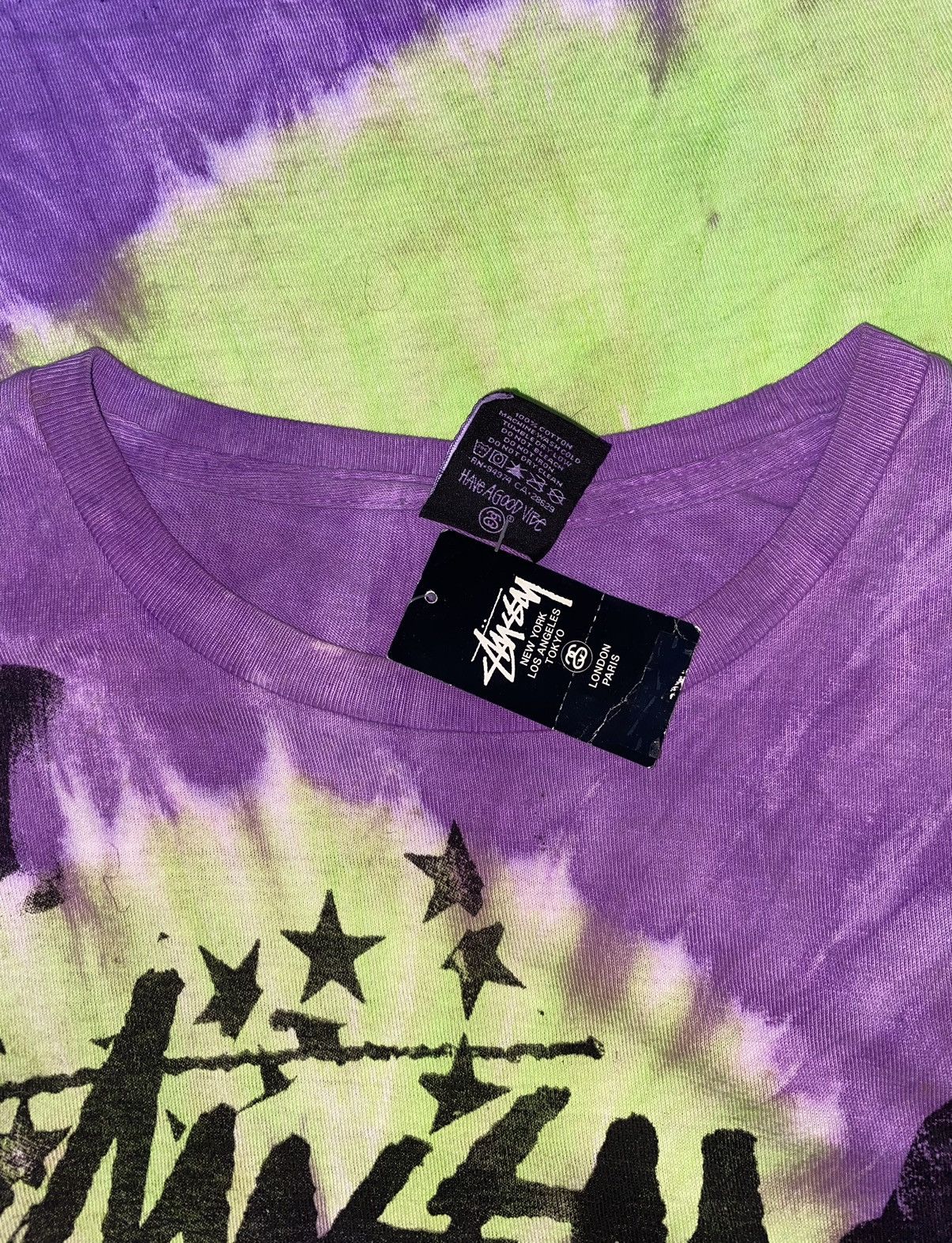 Other Stussy tie dyed photo print aop bnwt Size US L / EU 52-54 / 3 - 6 Thumbnail