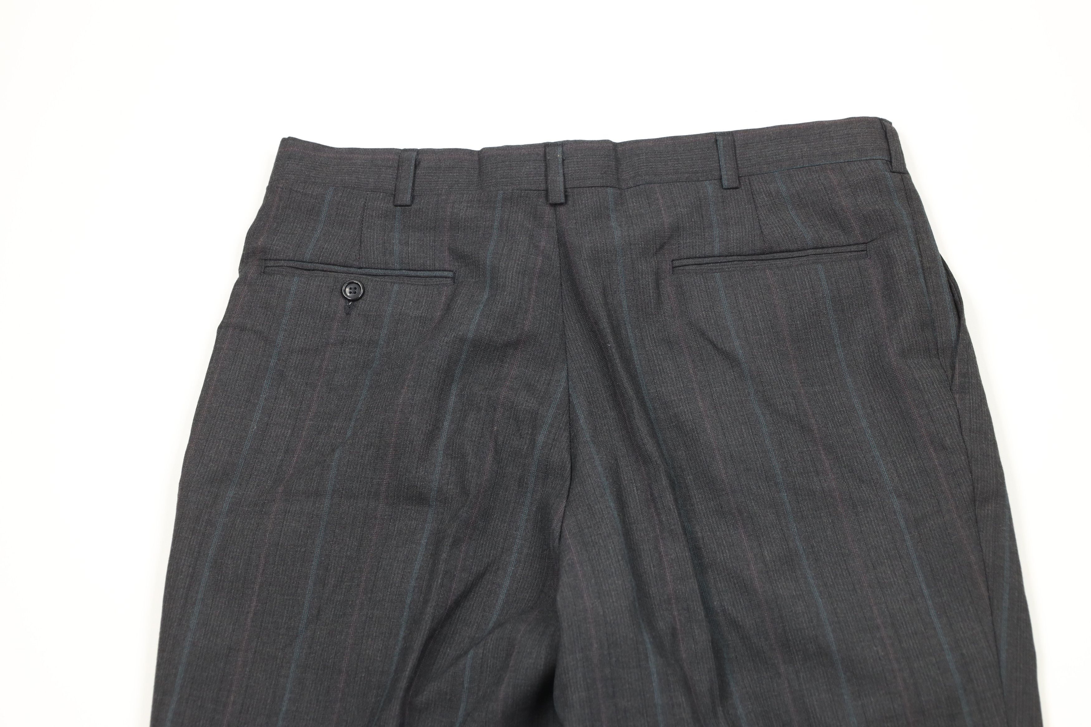 Vintage Vintage 90s Streetwear Pinstriped Wide Leg Chino Pants USA Size US 32 / EU 48 - 9 Thumbnail