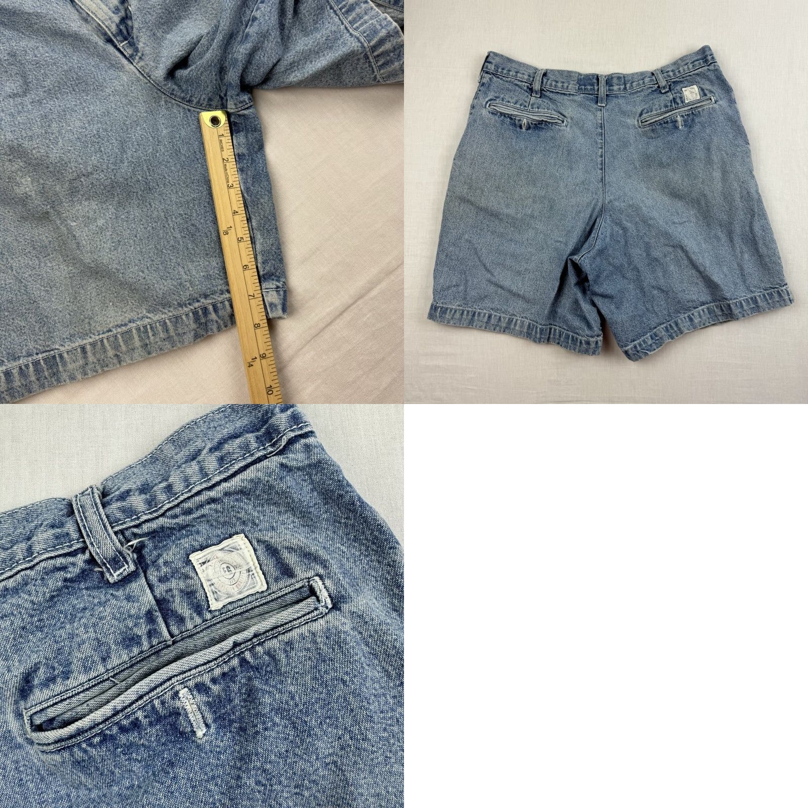 Faded Glory VINTAGE Faded Glory Jeans Shorts Men 36 Blue 90s Grunge Y2K Baggy Relaxed Casual Workwear Size US 36 / EU 52 - 8 Thumbnail