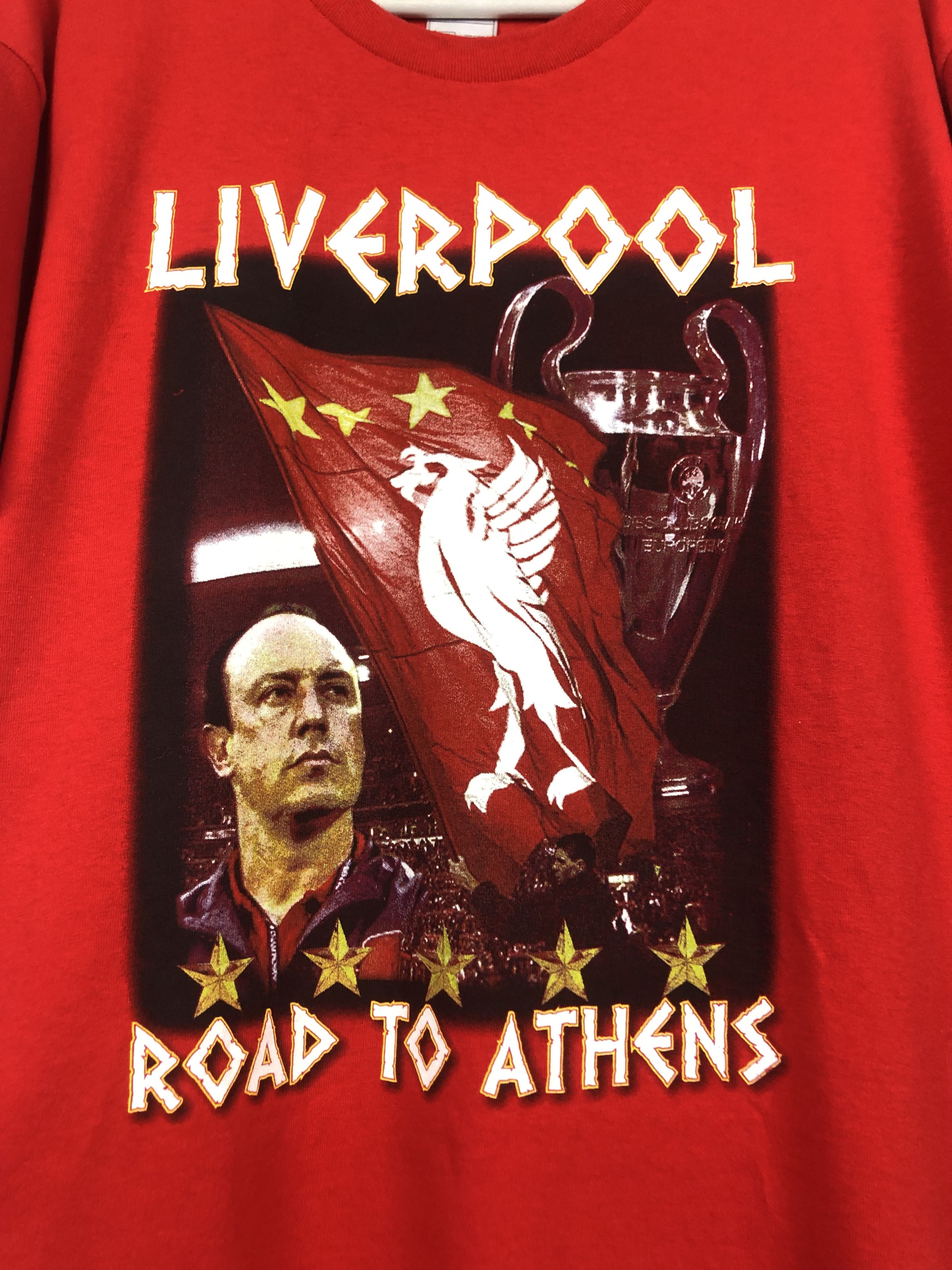 Vintage Vintage Liverpool Shirt Jersey Tee Rare Hype Size Champions Size US L / EU 52-54 / 3 - 5 Thumbnail