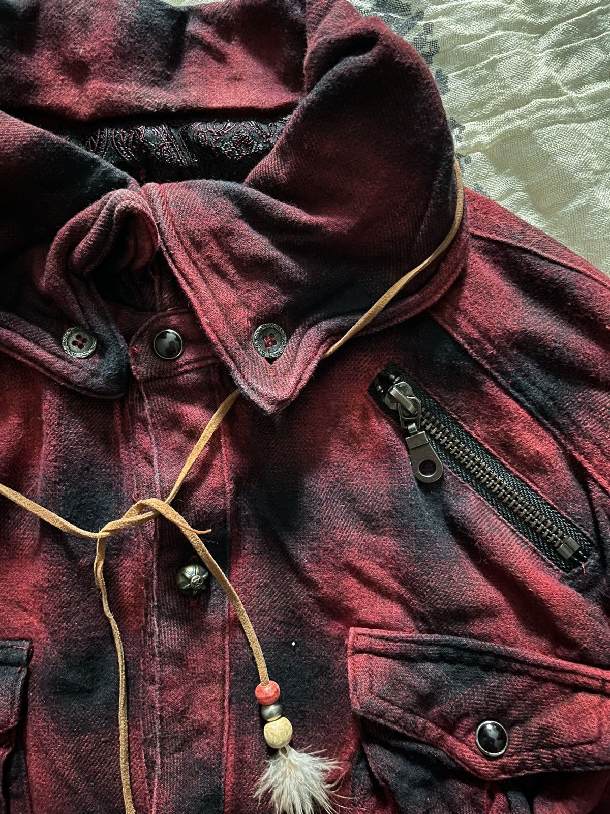 Le Grande Bleu (L.G.B.) MIDAS flannel shirt Size US M / EU 48-50 / 2 - 5 Thumbnail