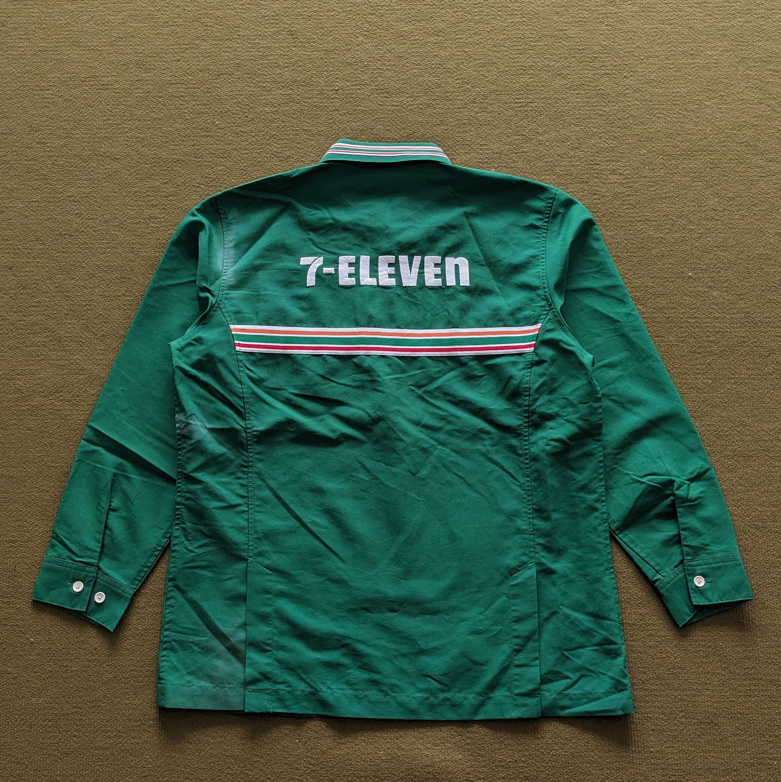 Other Vintage 7 ELEVEN Workers Uniform Jacket Size US M / EU 48-50 / 2 - 2 Thumbnail