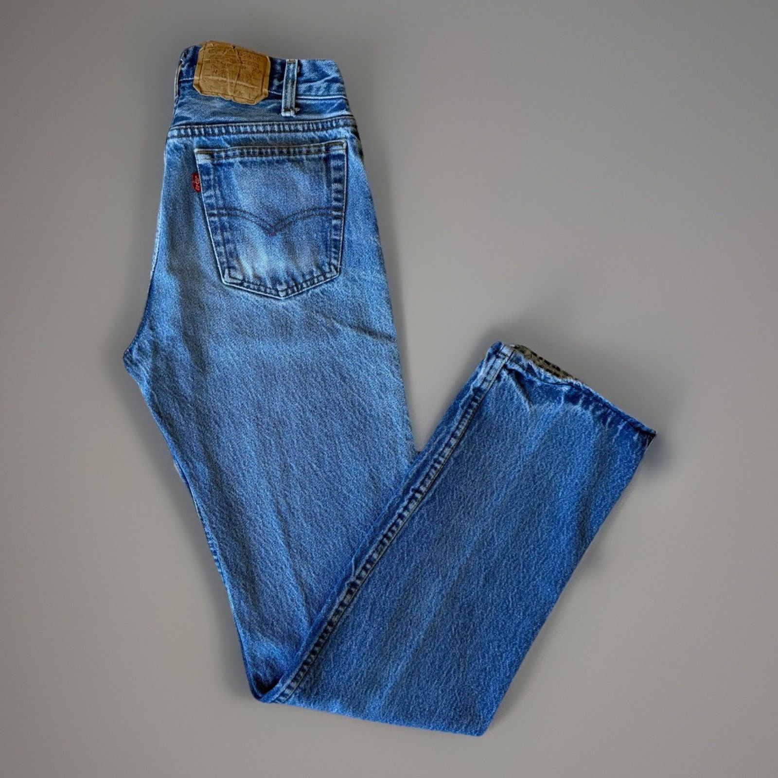 Levi's × Vintage Vintage Levis 701 Jeans 27 Blue 80s Denim Made in USA Size US 27 - 1 Thumbnail