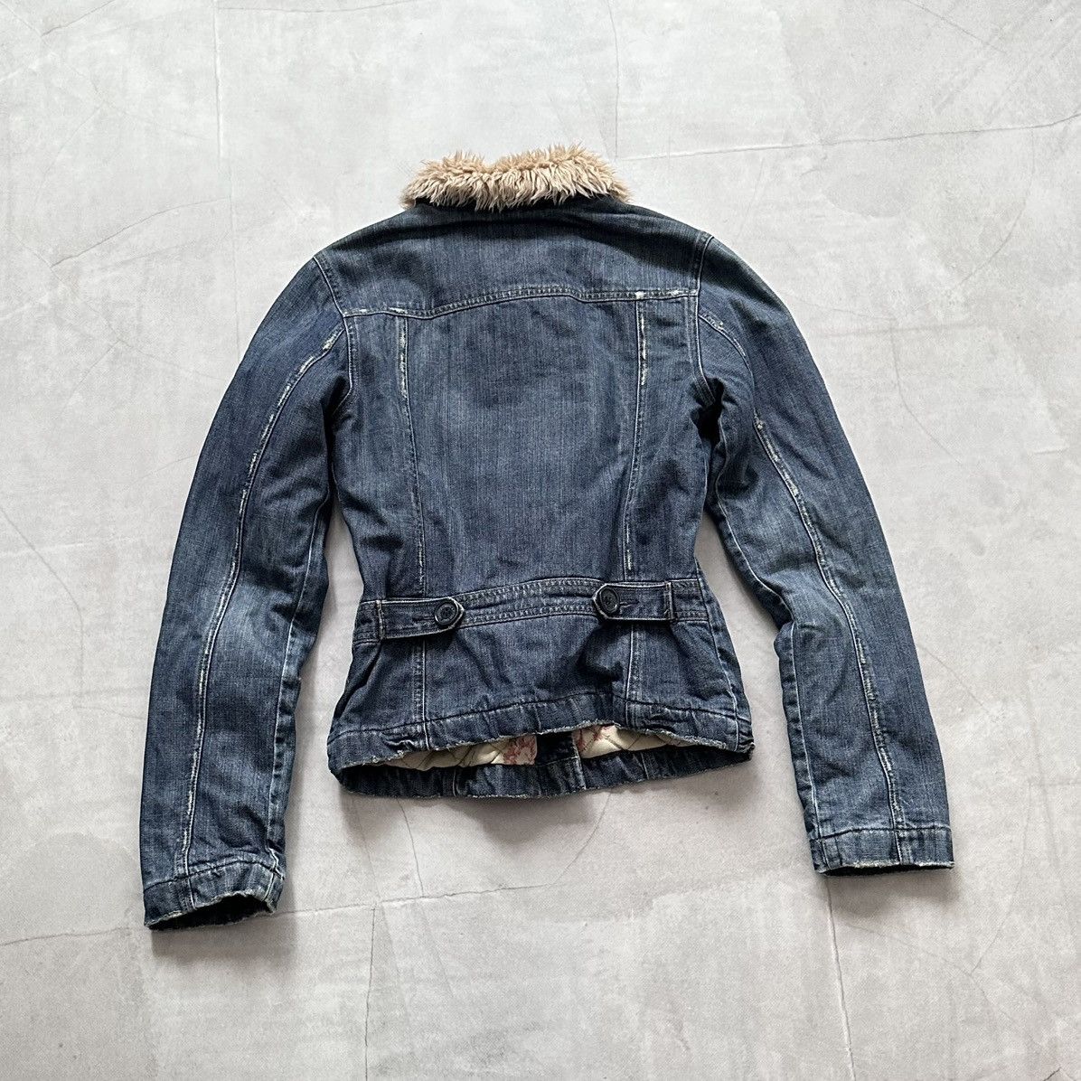 Hysteric Glamour × Undercover Abercrombie Fitch Napoleon Military Denim Jacket Fur Trim Size M / US 6-8 / IT 42-44 - 14 Thumbnail