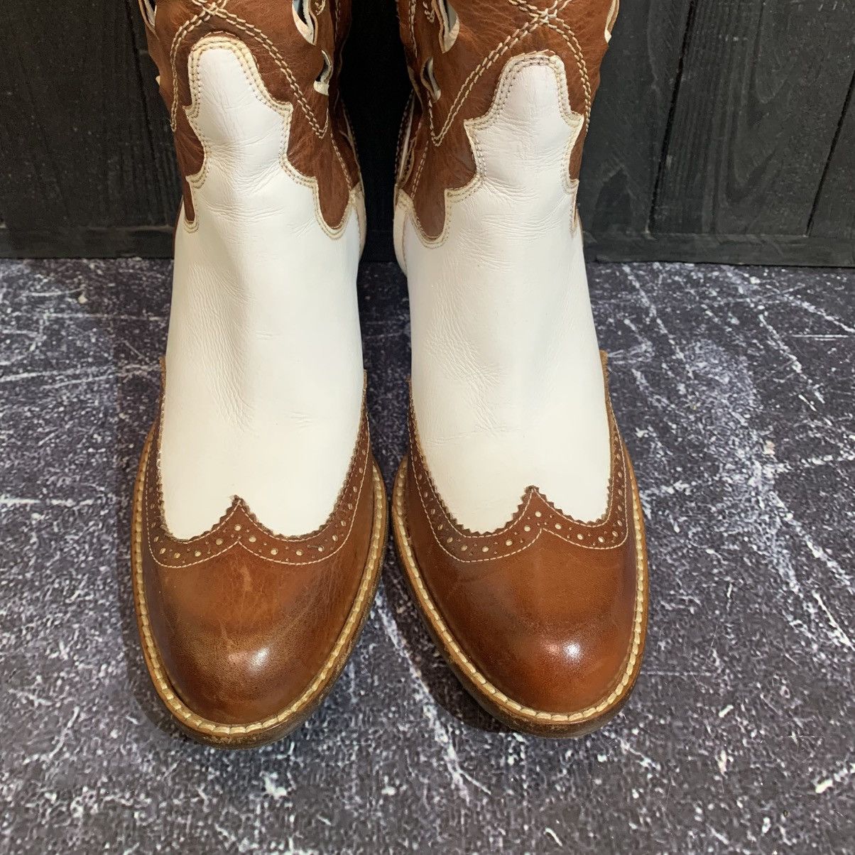 Cowboy Equipment × Pinko PINKO Leather Cowboy Western Women’s Boots Size 39 Size US 9 / IT 39 - 5 Thumbnail