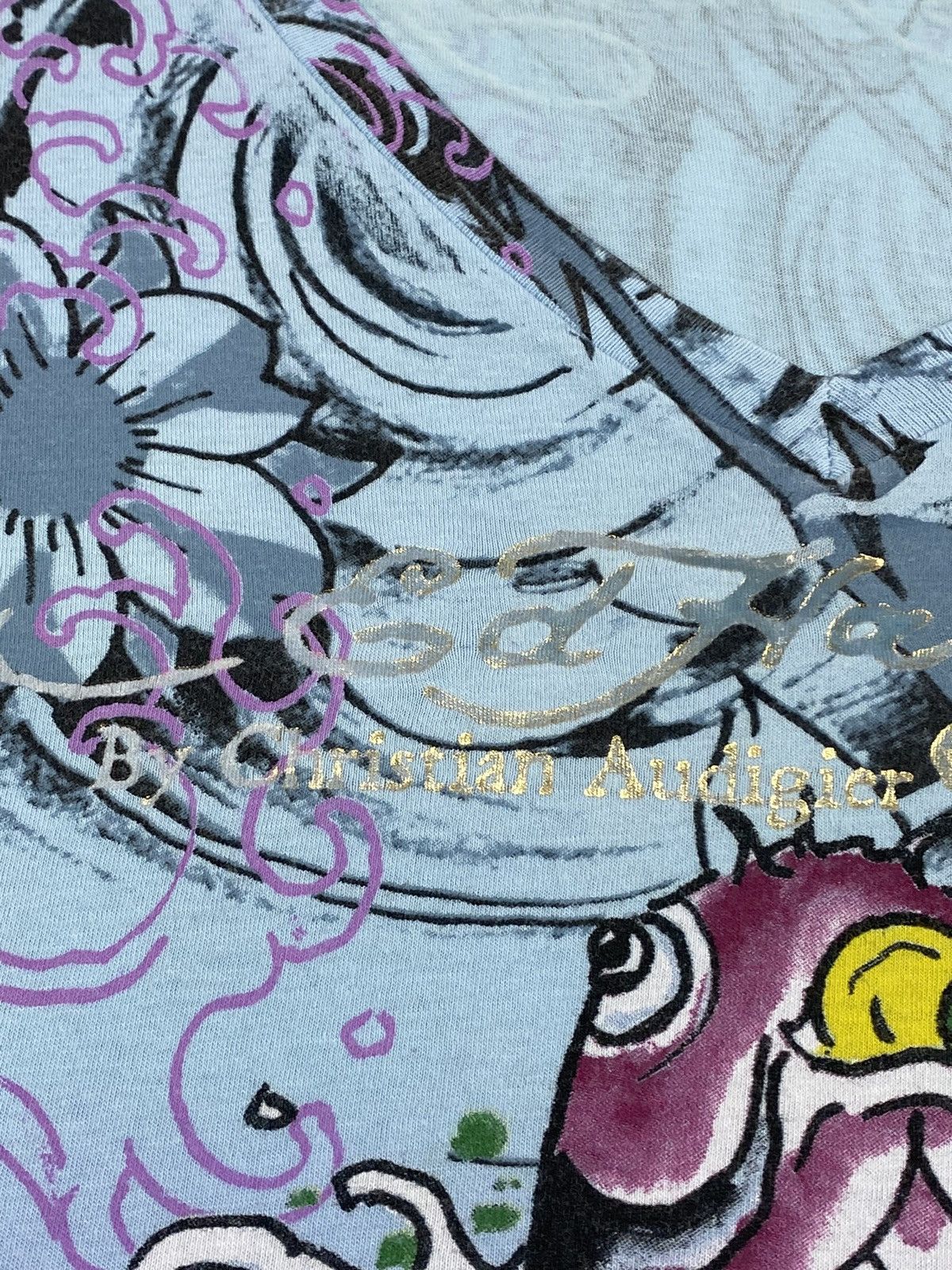 Ed Hardy 🔥LASTDROP🔥 Ed Hardy Carp Koi Fish Flowers Water t-shirt Size L / US 10 / IT 46 - 7 Thumbnail