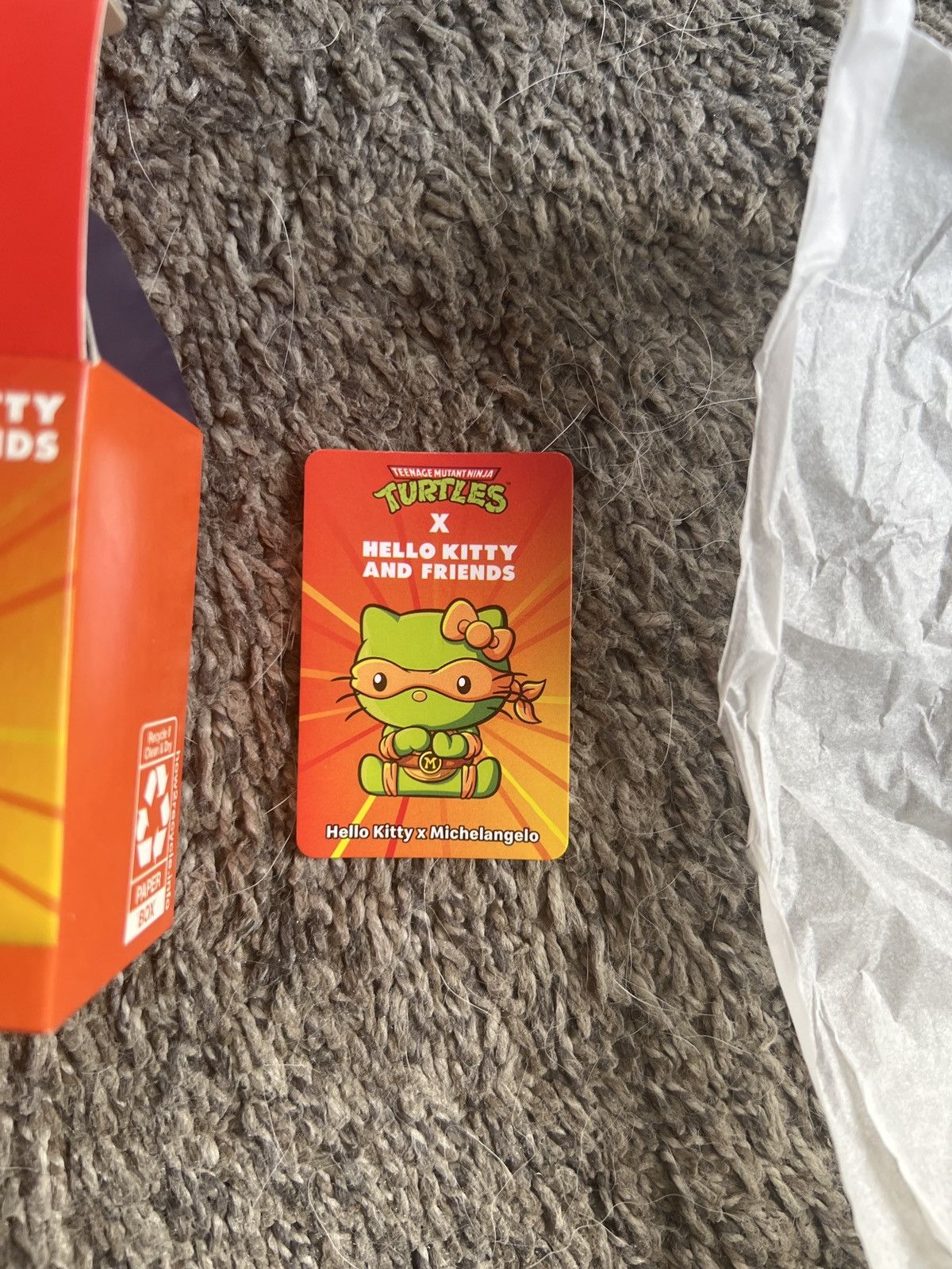 Nickelodeon TMNT X Hello Kitty And Friends Hello Kitty X Michelangelo Size ONE SIZE - 4 Thumbnail
