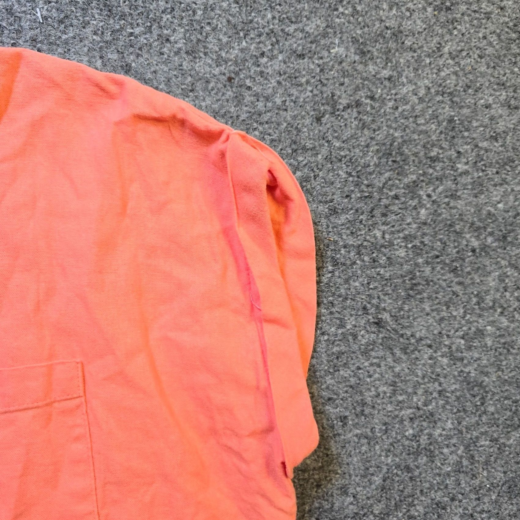 Calvin Klein Calvin Klein Dress Shirt Dress Womens Size 12 Orange Linen Button Midi Casual Size XL / US 12-14 / IT 48-50 - 3 Thumbnail