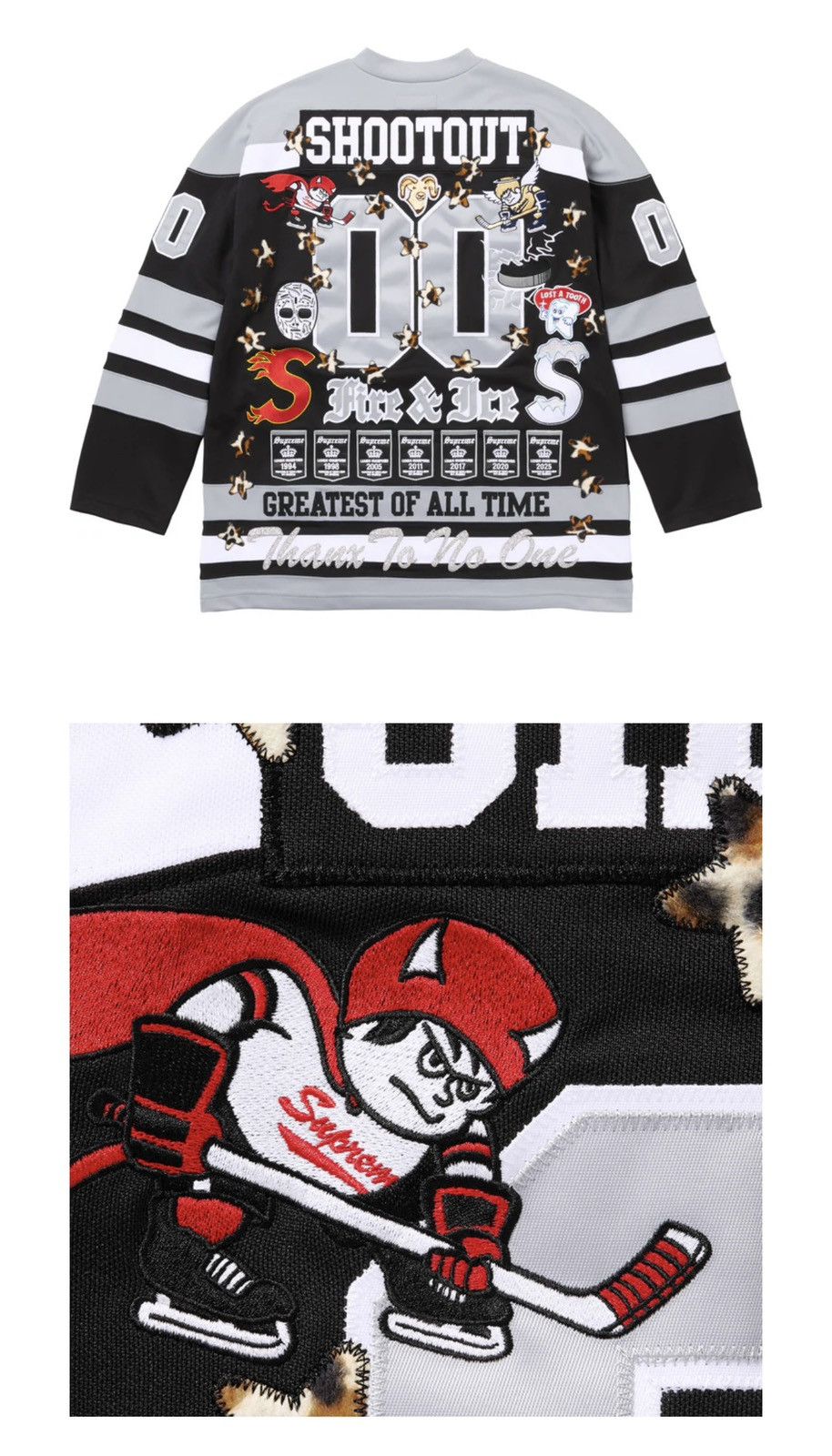 Supreme Supreme Patches Hockey Jersey Size US L / EU 52-54 / 3 - 2 Thumbnail