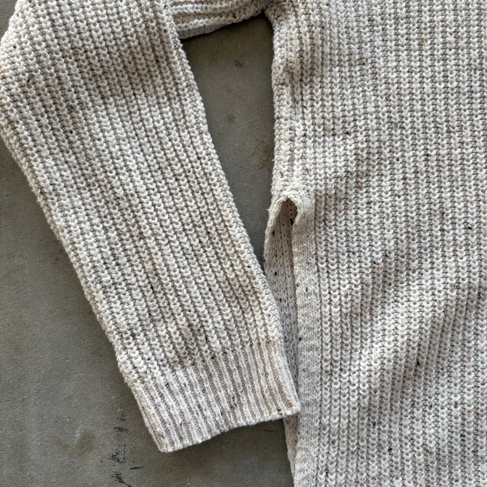 Faded Glory Faded Glory Cotton Women’s V-Neck Slit Sweater Size M / US 6-8 / IT 42-44 - 5 Thumbnail
