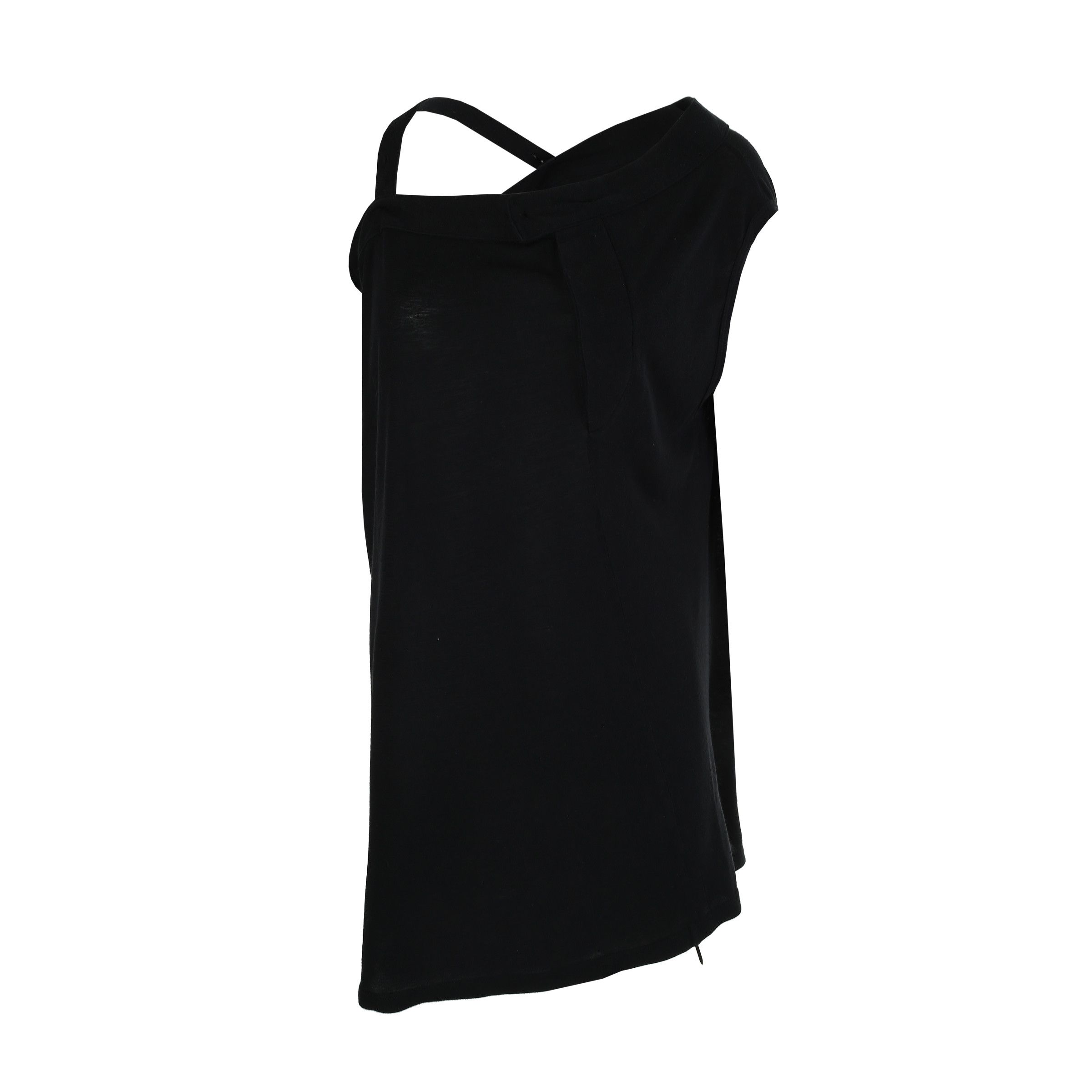 Ann Demeulemeester Deconstructed Asymmetrical Tank Top
