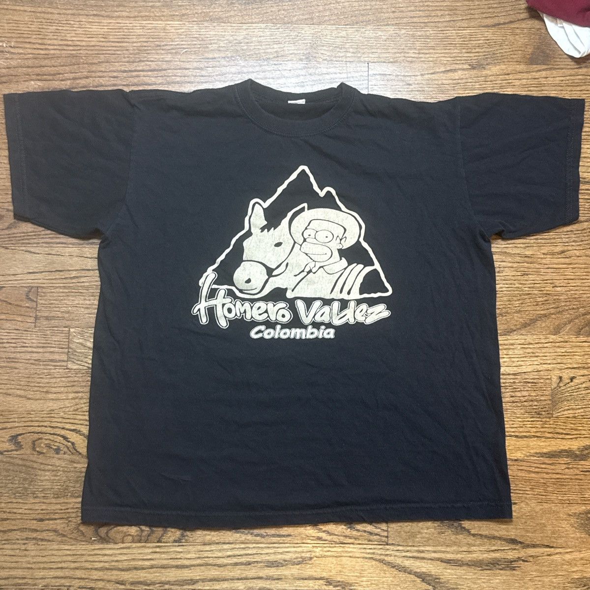 Other Bootleg Homer Simpson Colombia Tee Black Graphic T-Shirt M Size US M / EU 48-50 / 2 - 1 Thumbnail