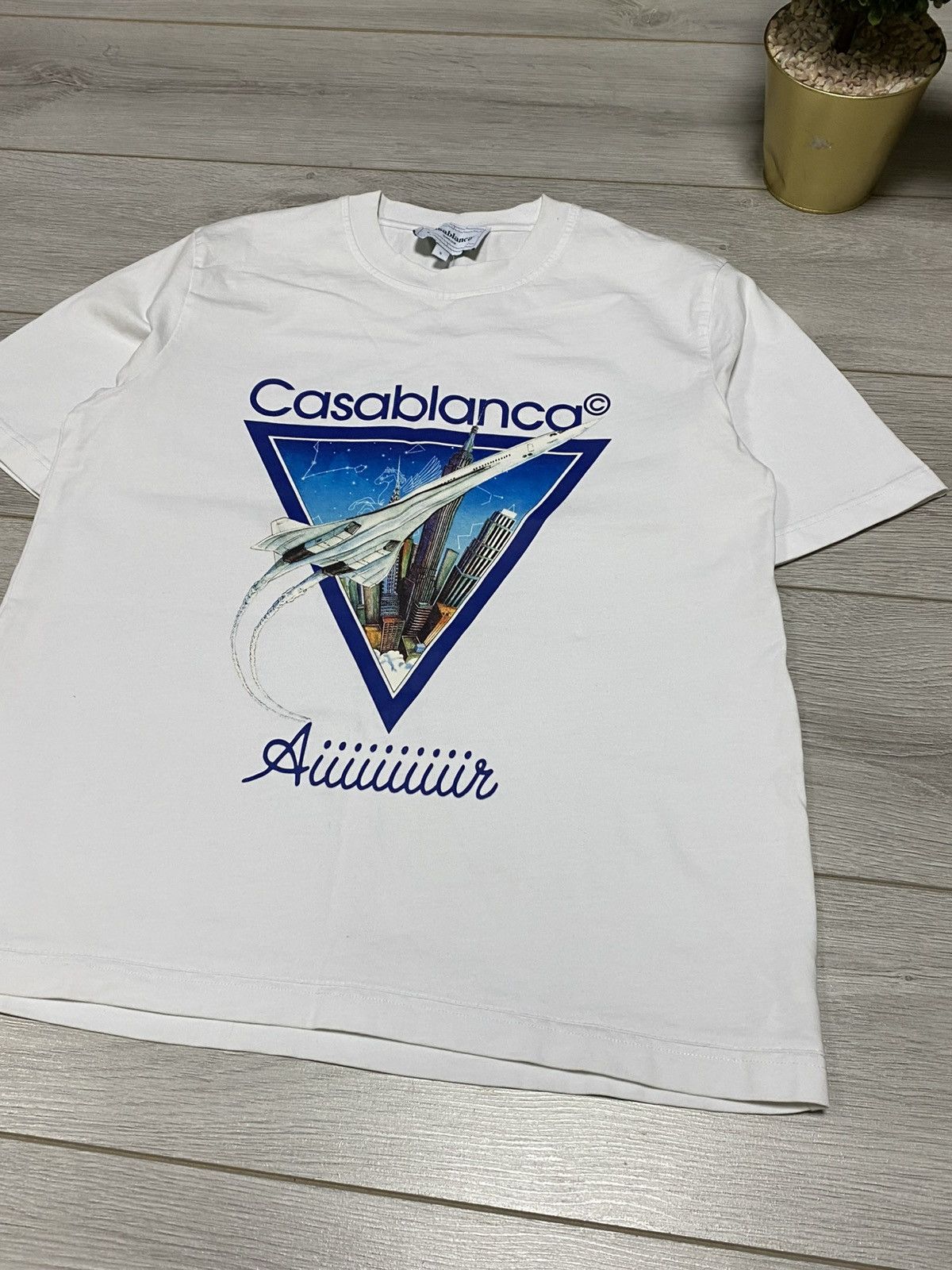 Casablanca Casablanca Aiiiiiiiiiir tee shirt air plane tenis eb0 Size US S / EU 44-46 / 1 - 3 Thumbnail