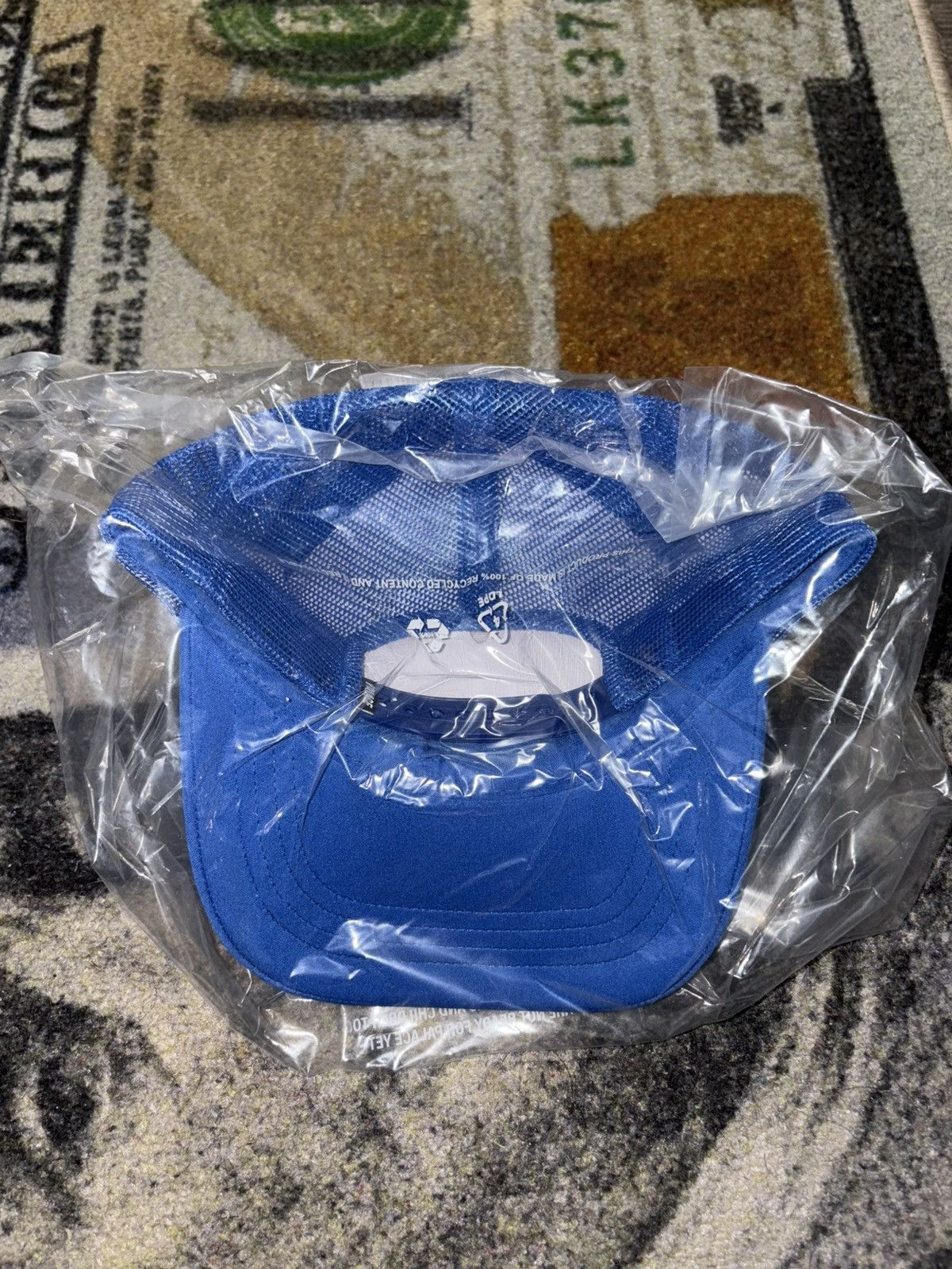 Palace Palace Don’t Ask Trucker Cap Blue Size ONE SIZE - 3 Thumbnail
