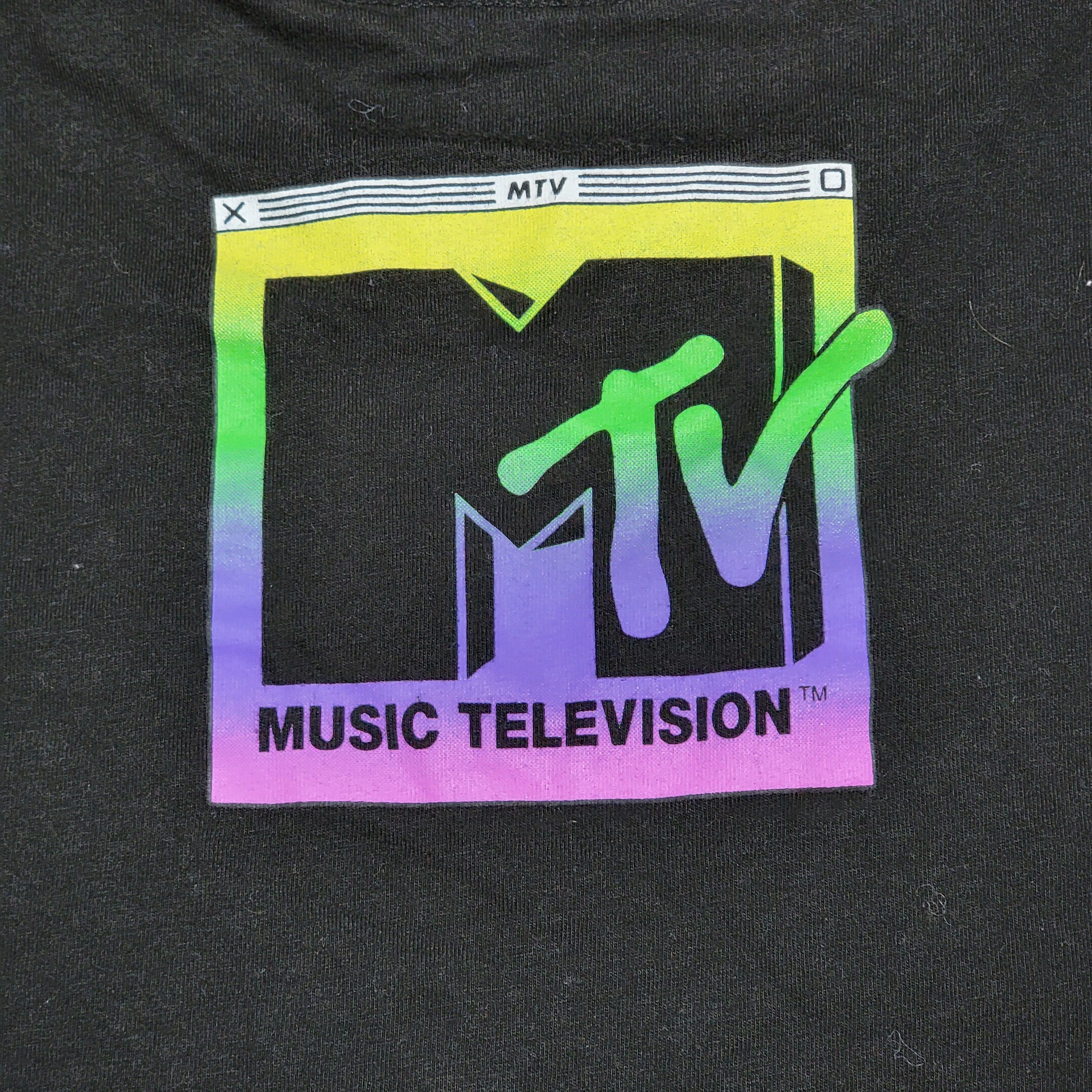 Mtv MTV LS Black Unisex Tee Moon Classic - Size Medium Size US M / EU 48-50 / 2 - 5 Thumbnail