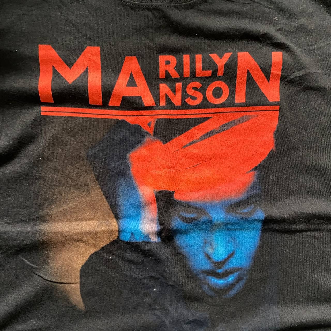 Marilyn Manson VINTAGE Y2K MARILYN MANSON AMAZING RARE ANVIL T SHIRT 127 Size US XL / EU 56 / 4 - 2 Thumbnail