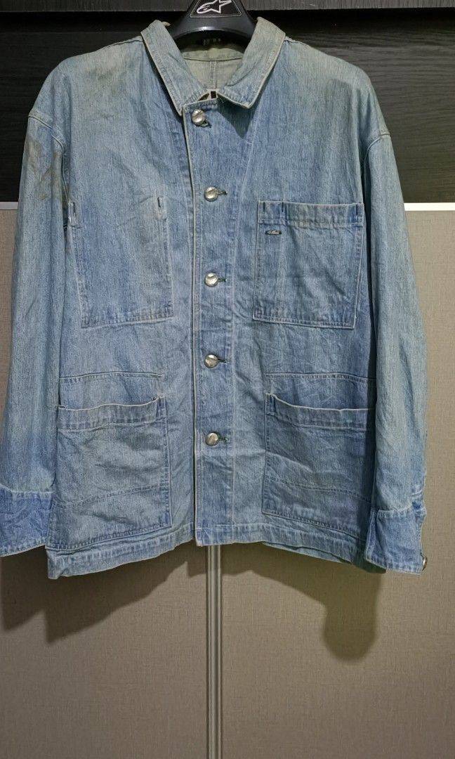 Issey Miyake 🔥 Issey Miyake Plantation Faded Denim Chore Jacket M Size US M / EU 48-50 / 2 - 1 Thumbnail