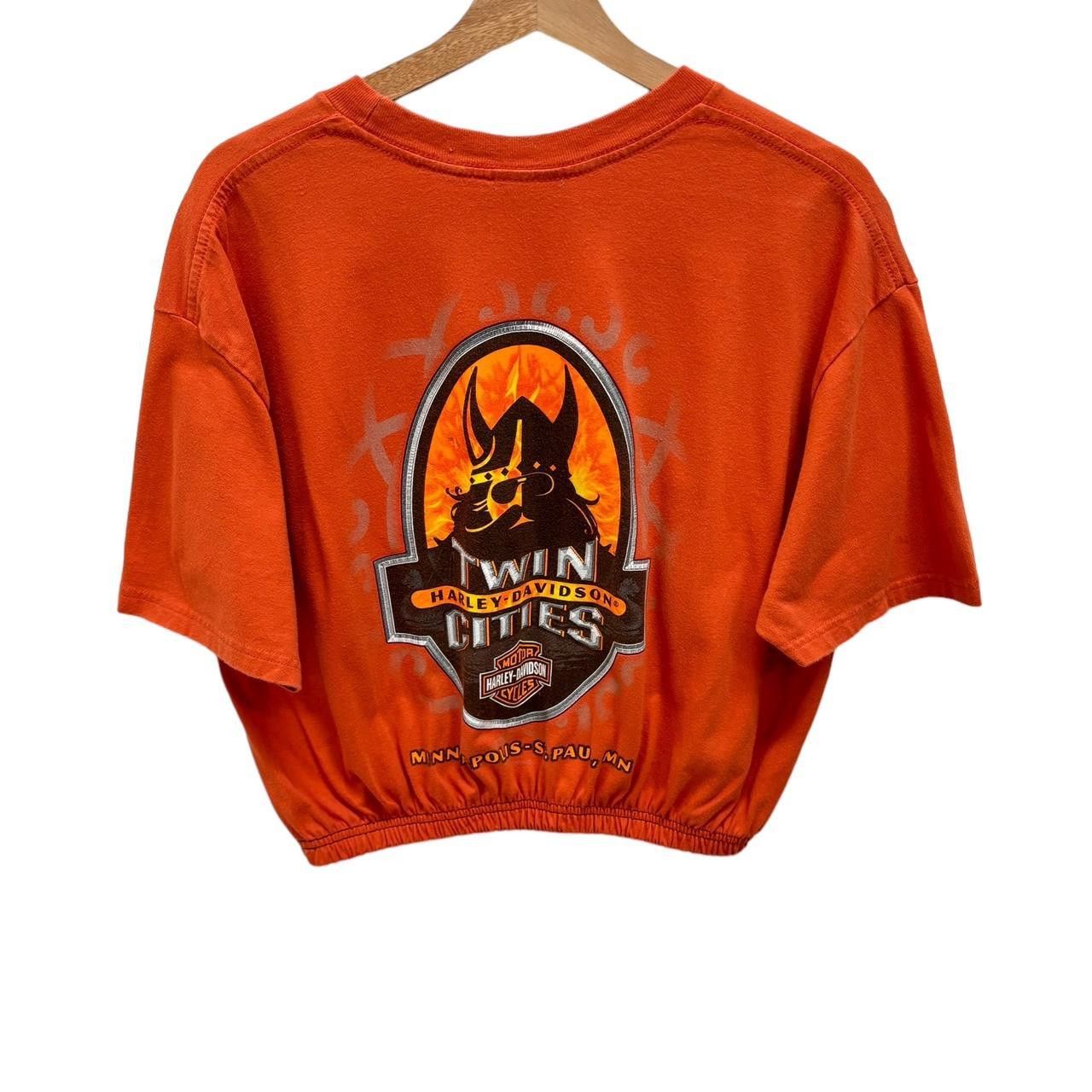 Harley Davidson × Vintage Vintage Harley Davidson crop top size: XL Size XL / US 12-14 / IT 48-50 - 3 Thumbnail